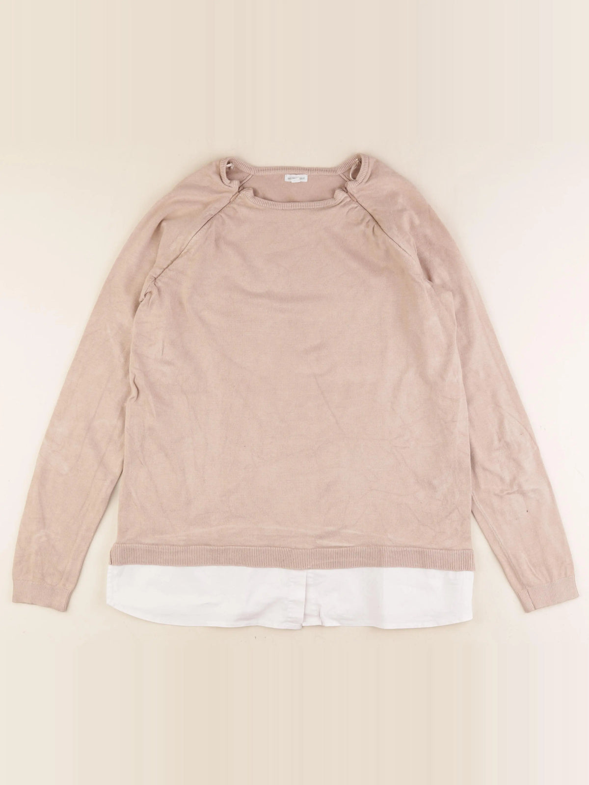 Vertbaudet - pull grossesse, allaitement beige - 38 à 40