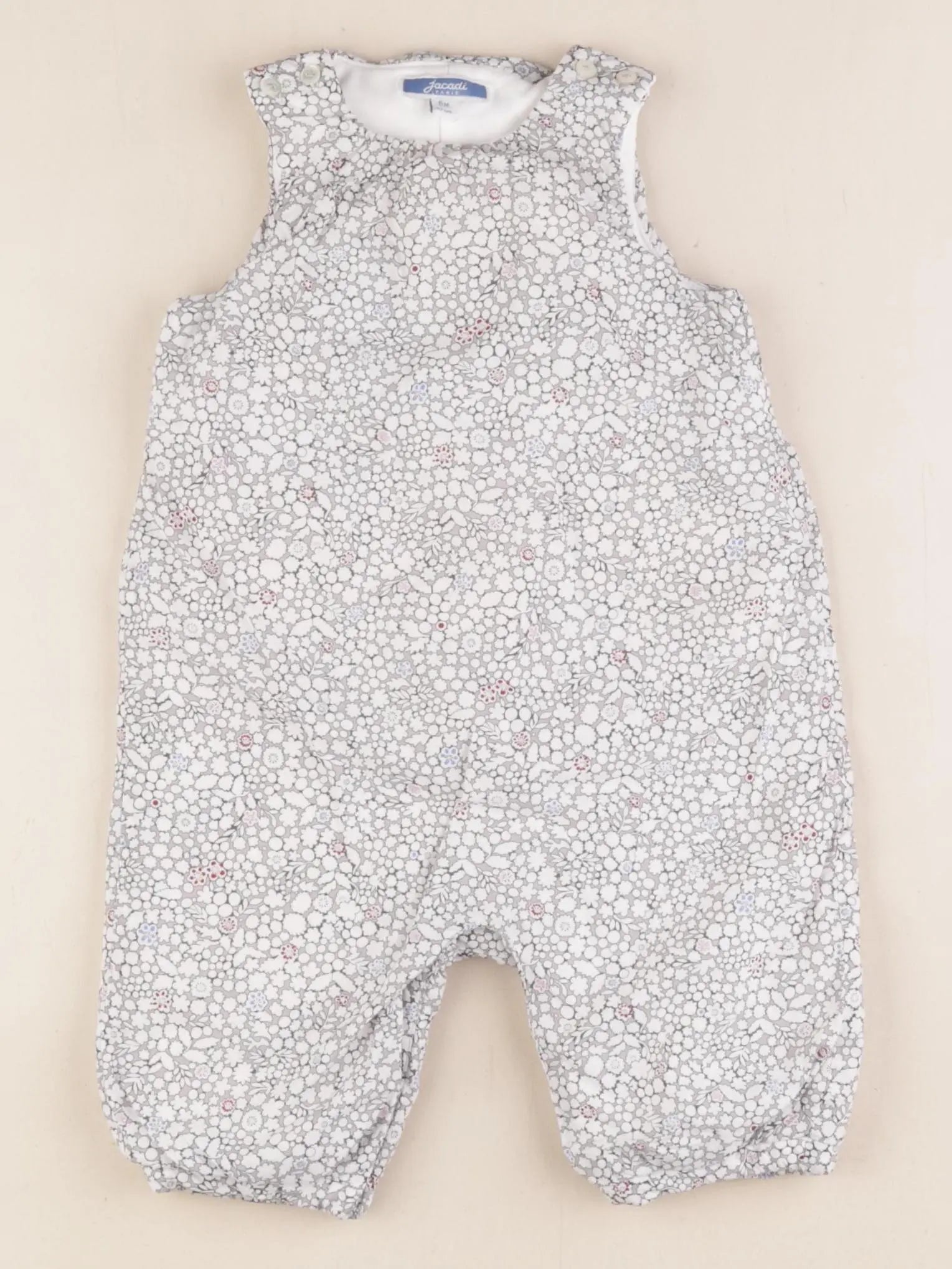 Jacadi - combinaison liberty gris - 6 mois