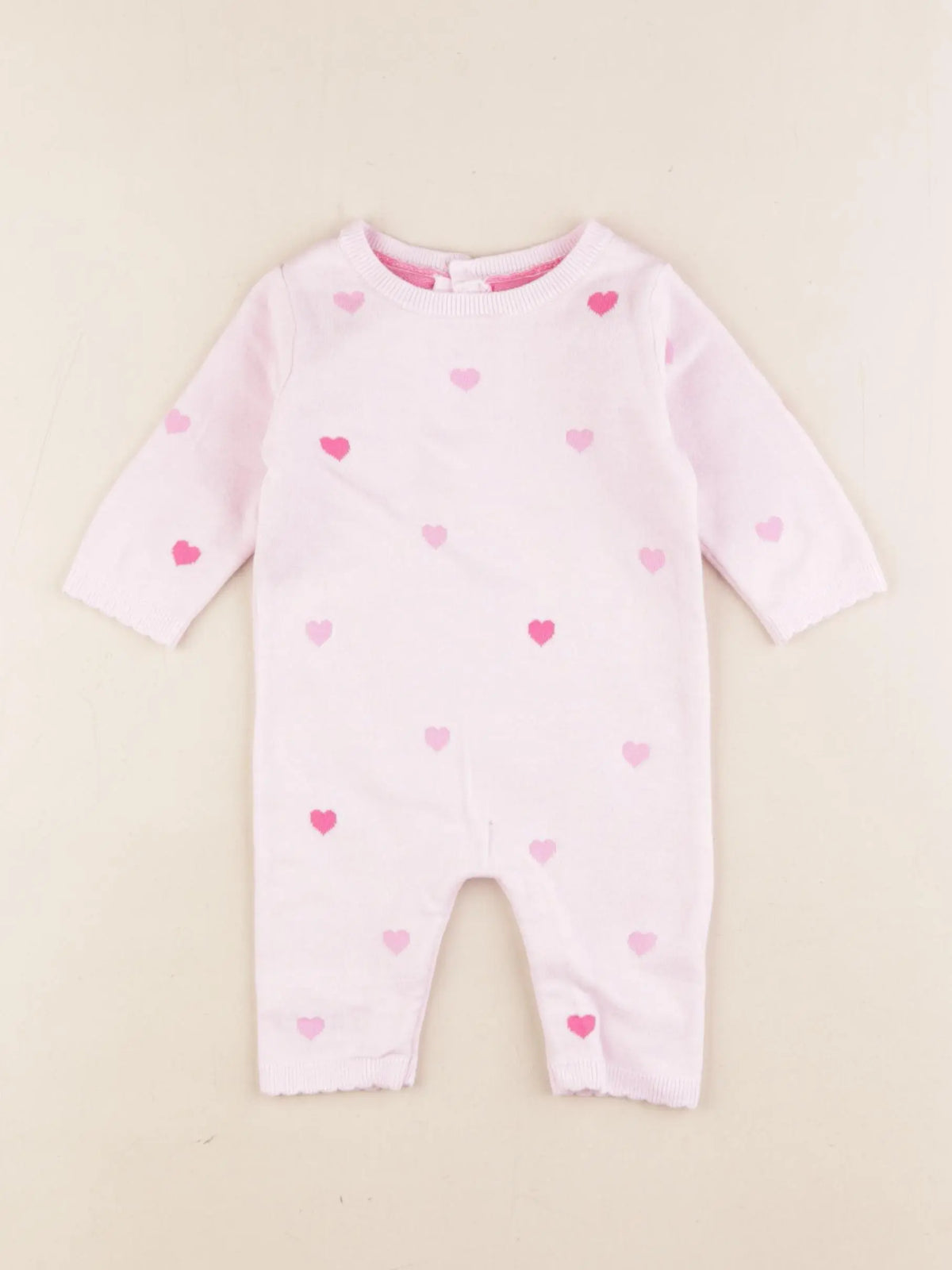 Jacadi - combinaison rose - 3 mois