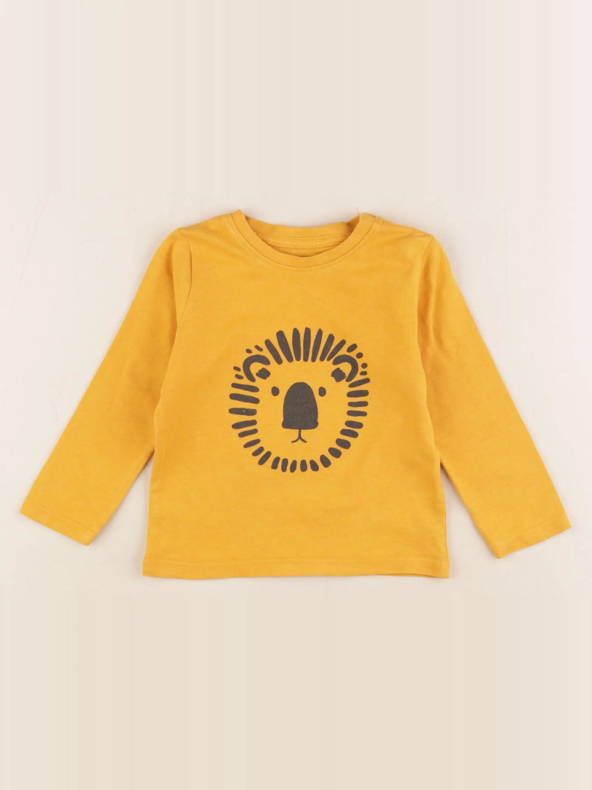 Vertbaudet - tee-shirt jaune - 12 mois