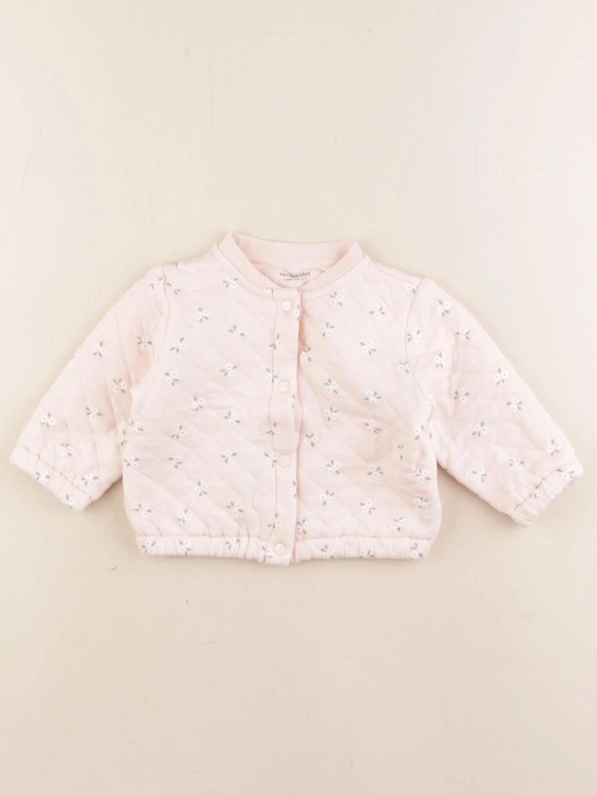 Vertbaudet - veste rose - 9 mois