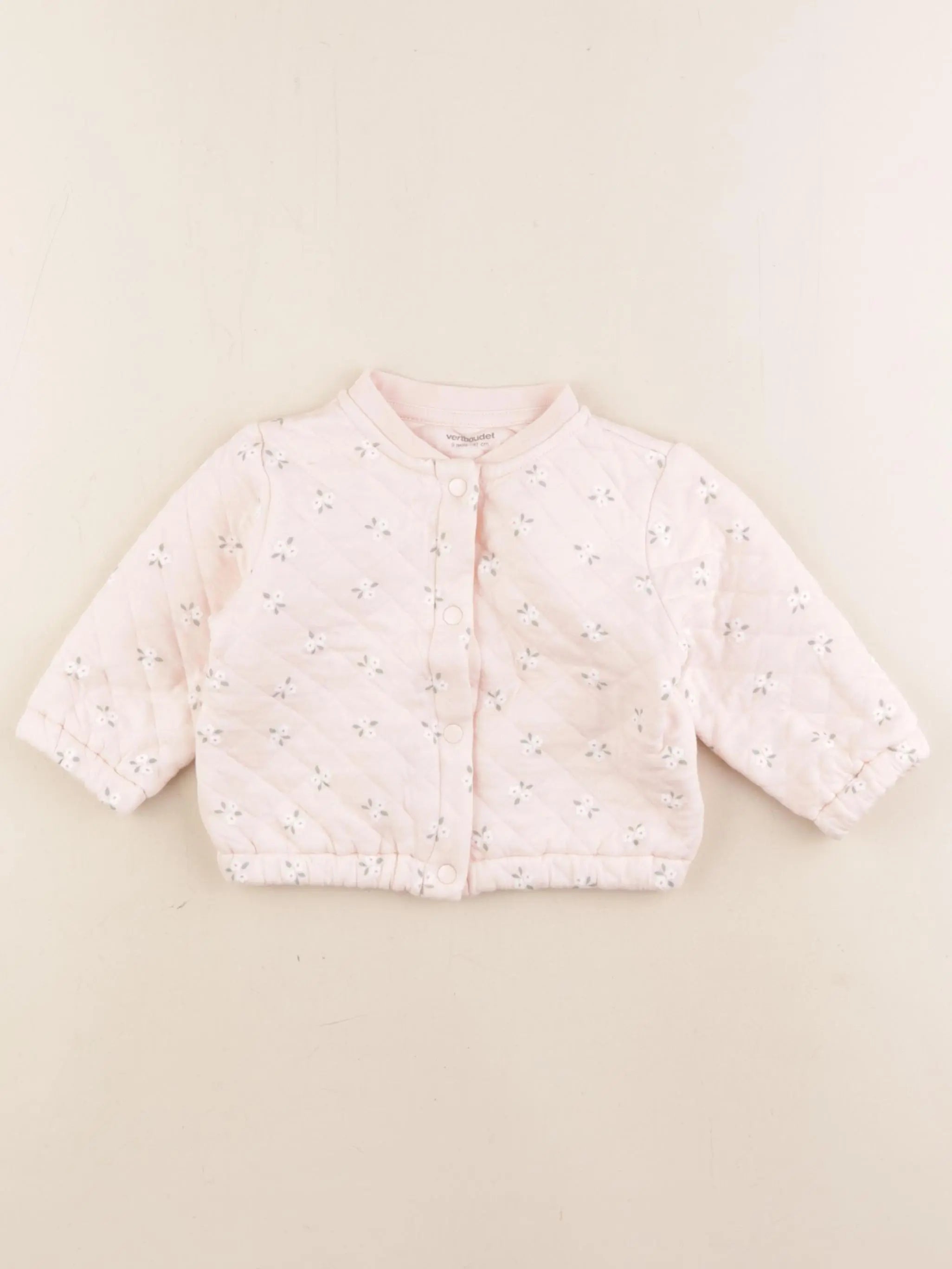 Vertbaudet - veste rose - 9 mois