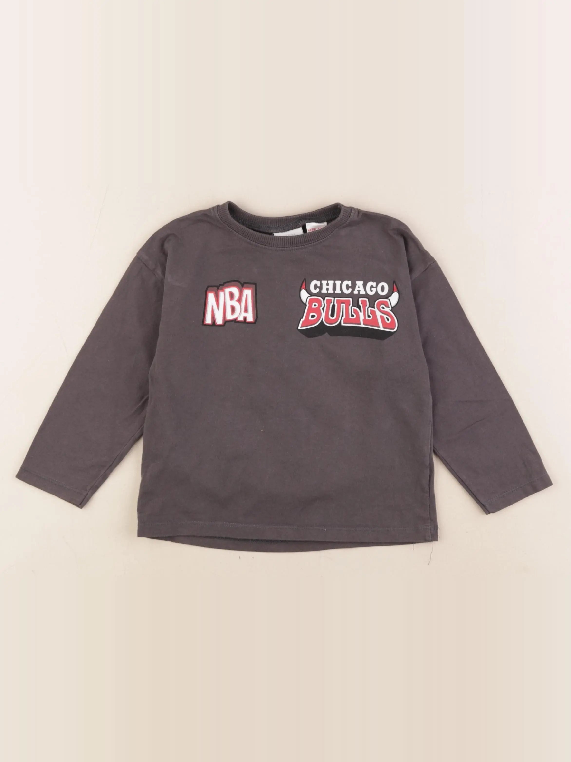 Zara - tee-shirt imprimé au dos gris - 2 ans