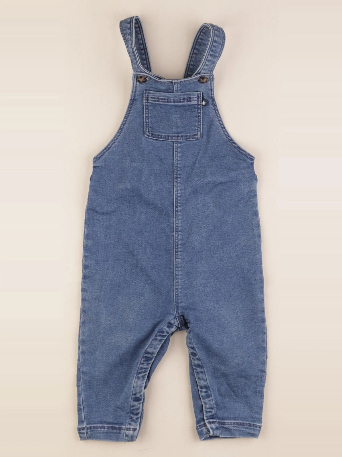 Petit Bateau - salopette bleu - 24 mois