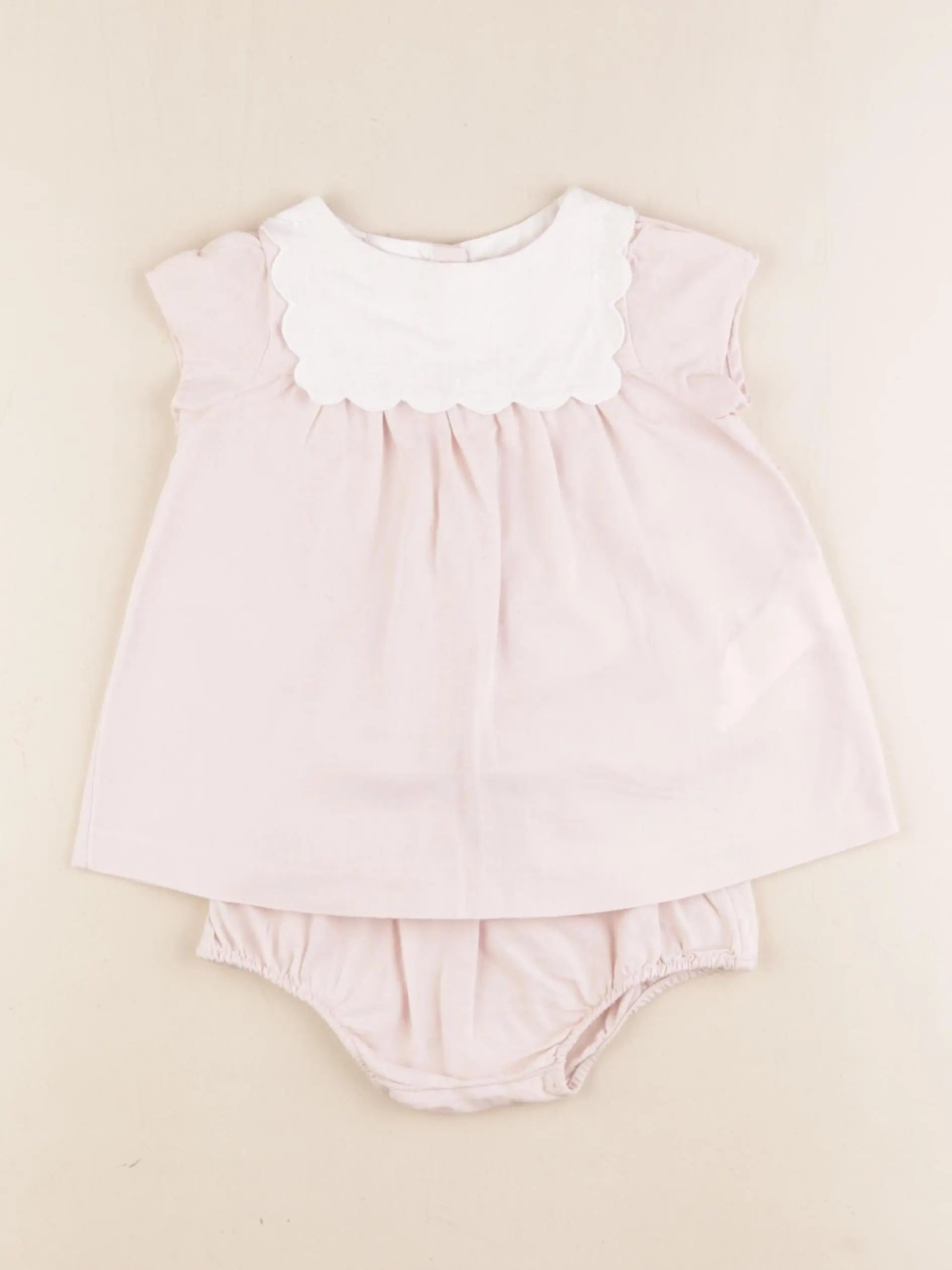 Cyrillus - robe rose - 12 mois