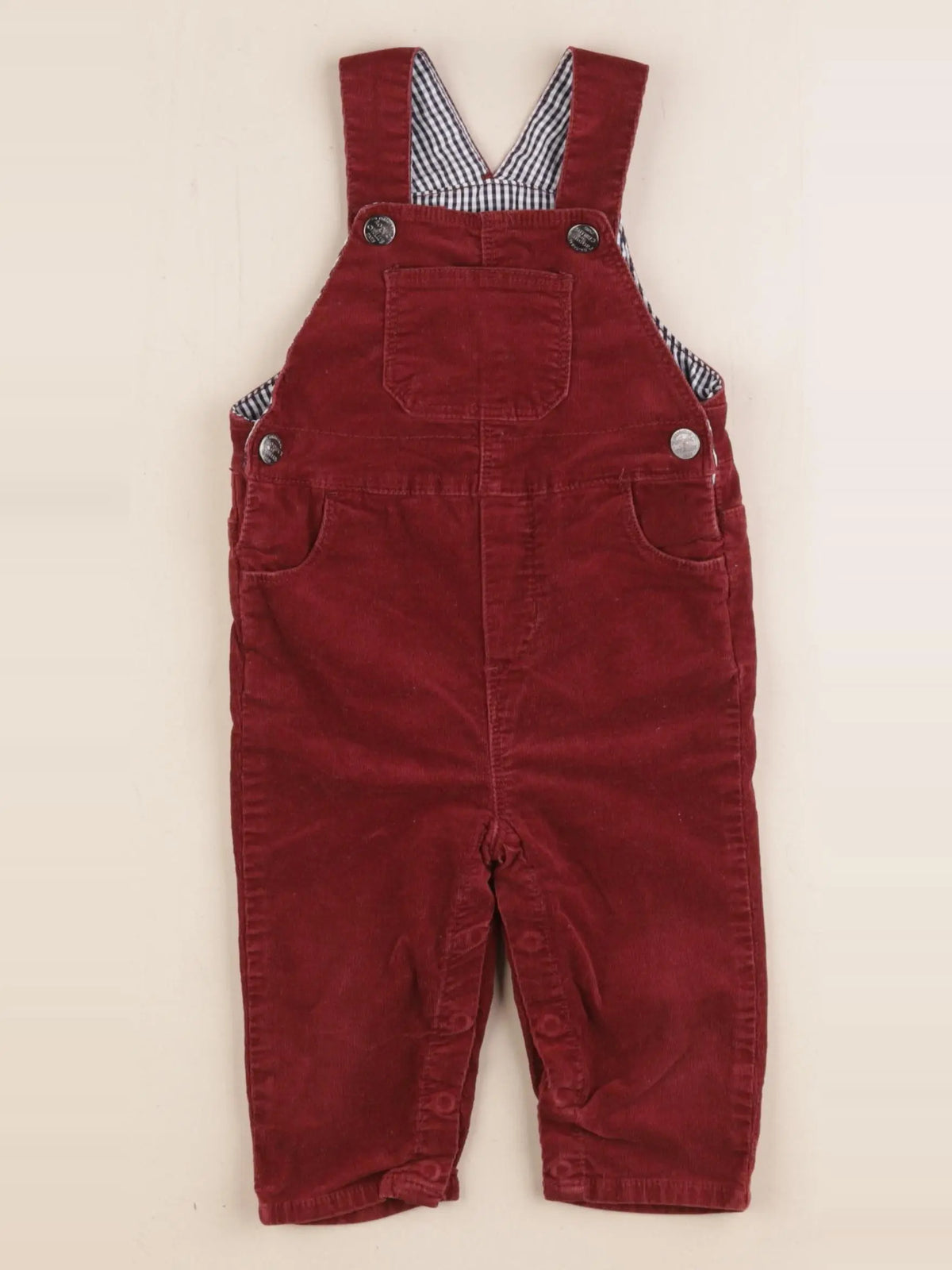 GAP - salopette rouge - 9 mois