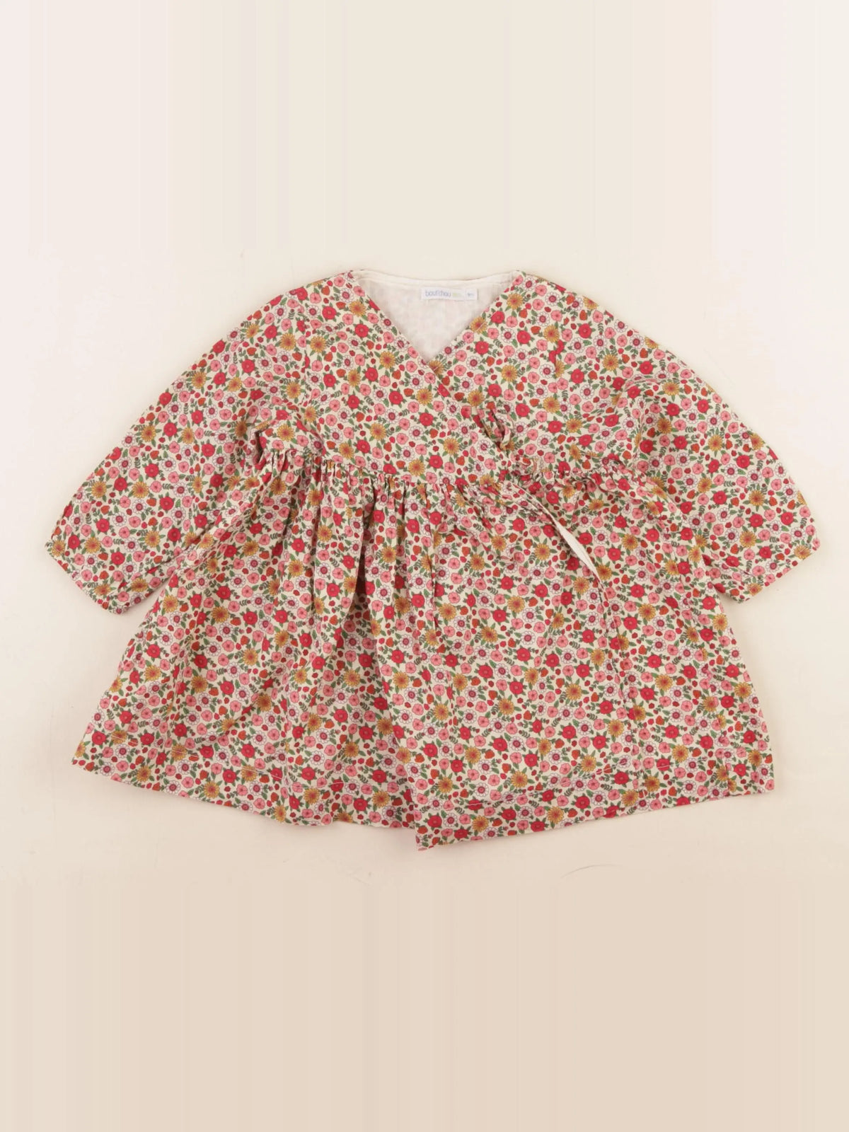 Boutchou - robe multicolore - 9 mois