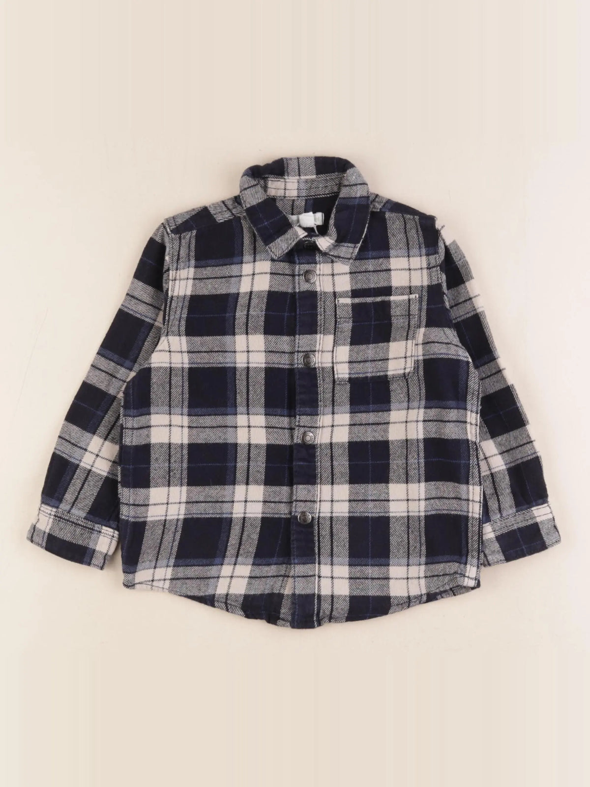 Vertbaudet - chemise bleu - 3 ans