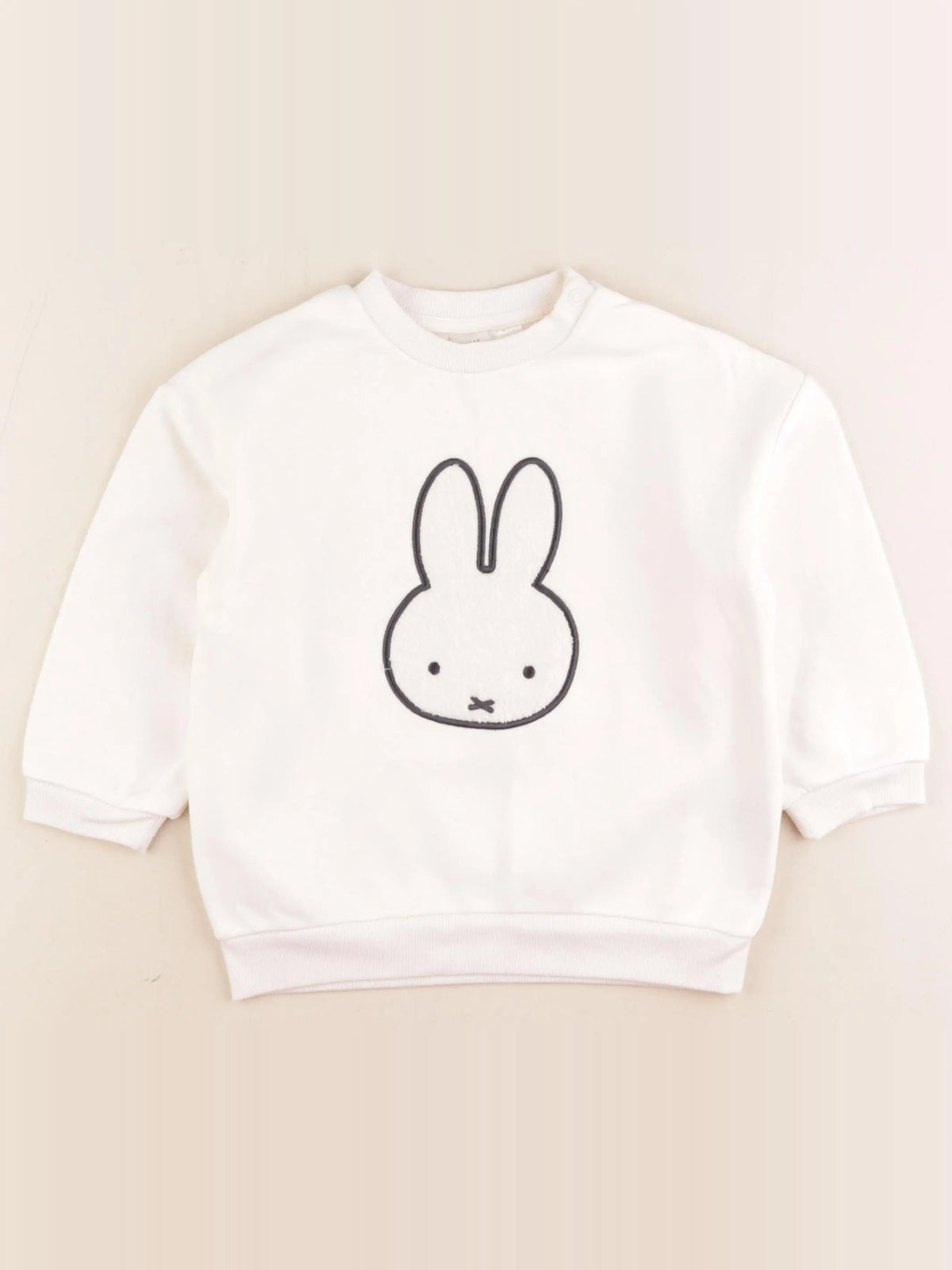 H&M - sweat beige - 18/24 mois