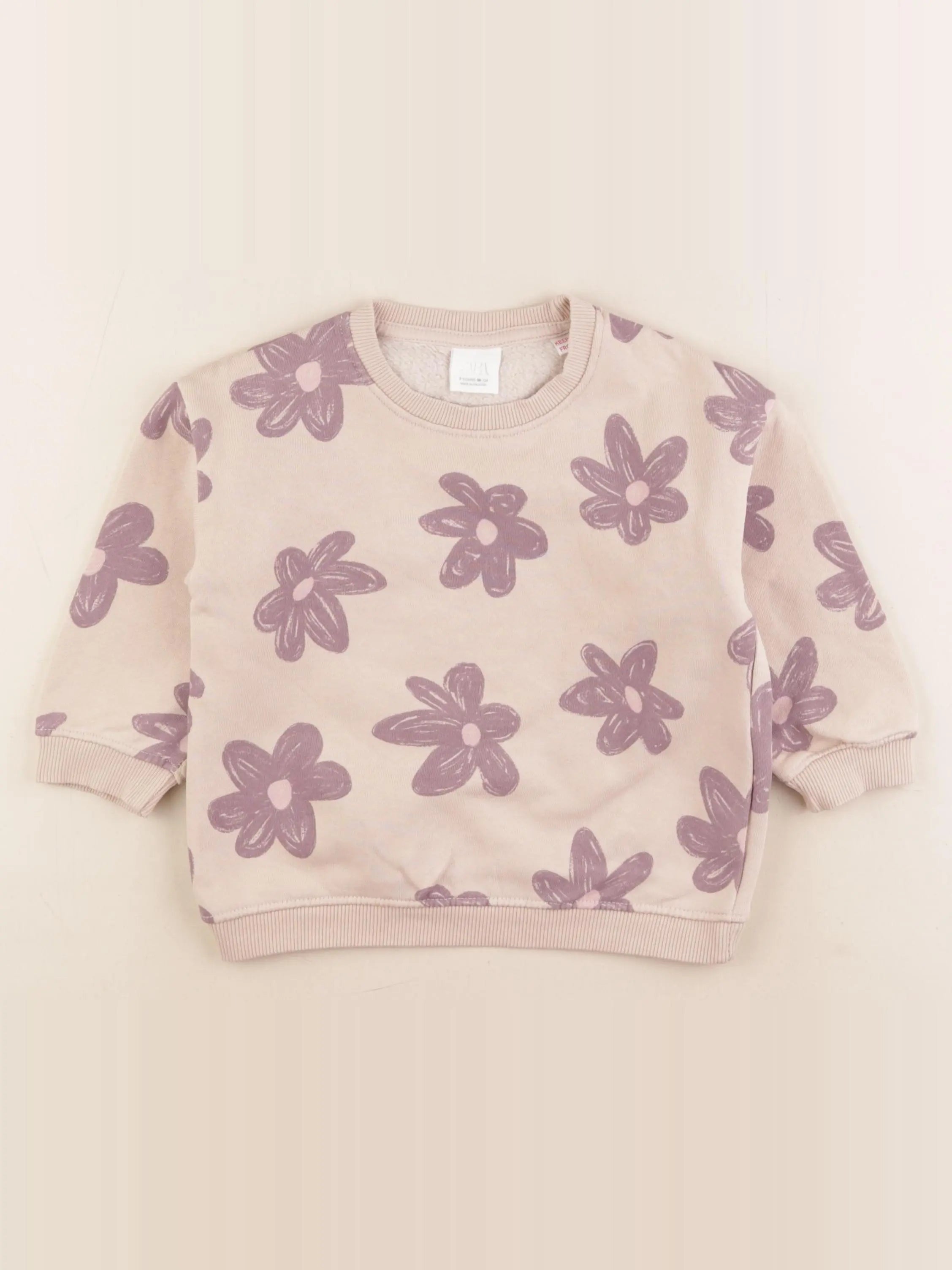Zara - sweat beige - 3 ans
