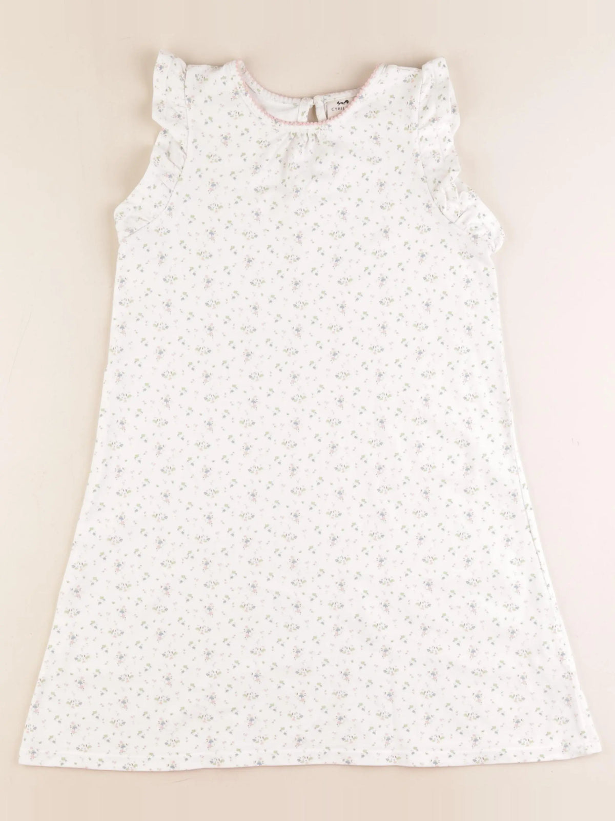 Cyrillus - chemise de nuit coton blanc - 10 ans