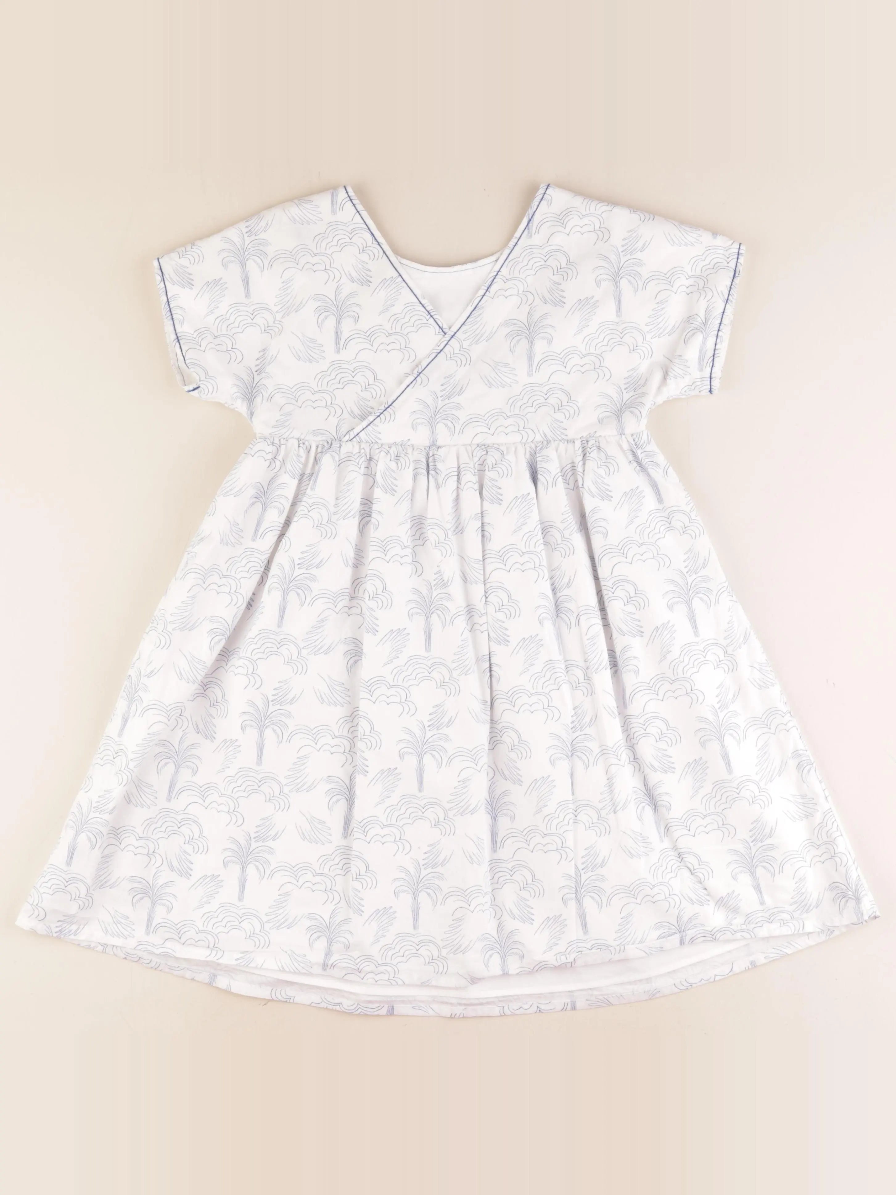 Cyrillus - robe bleu - 8 ans