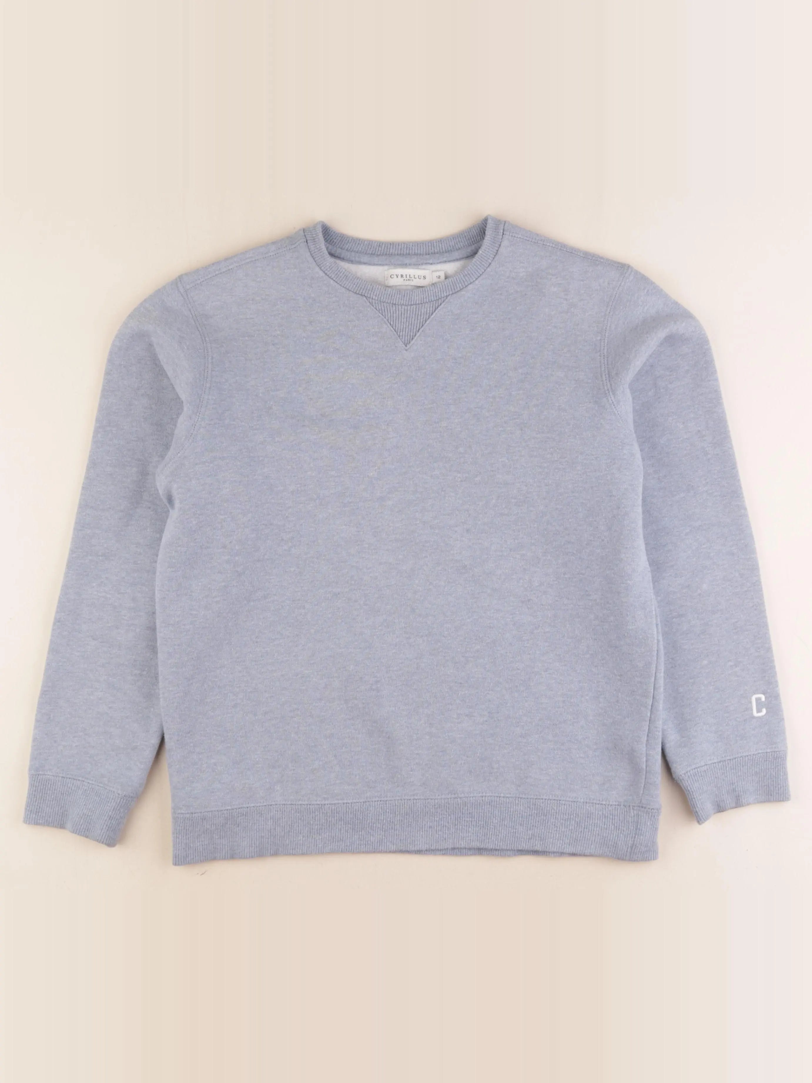 Cyrillus - sweat bleu - 12 ans
