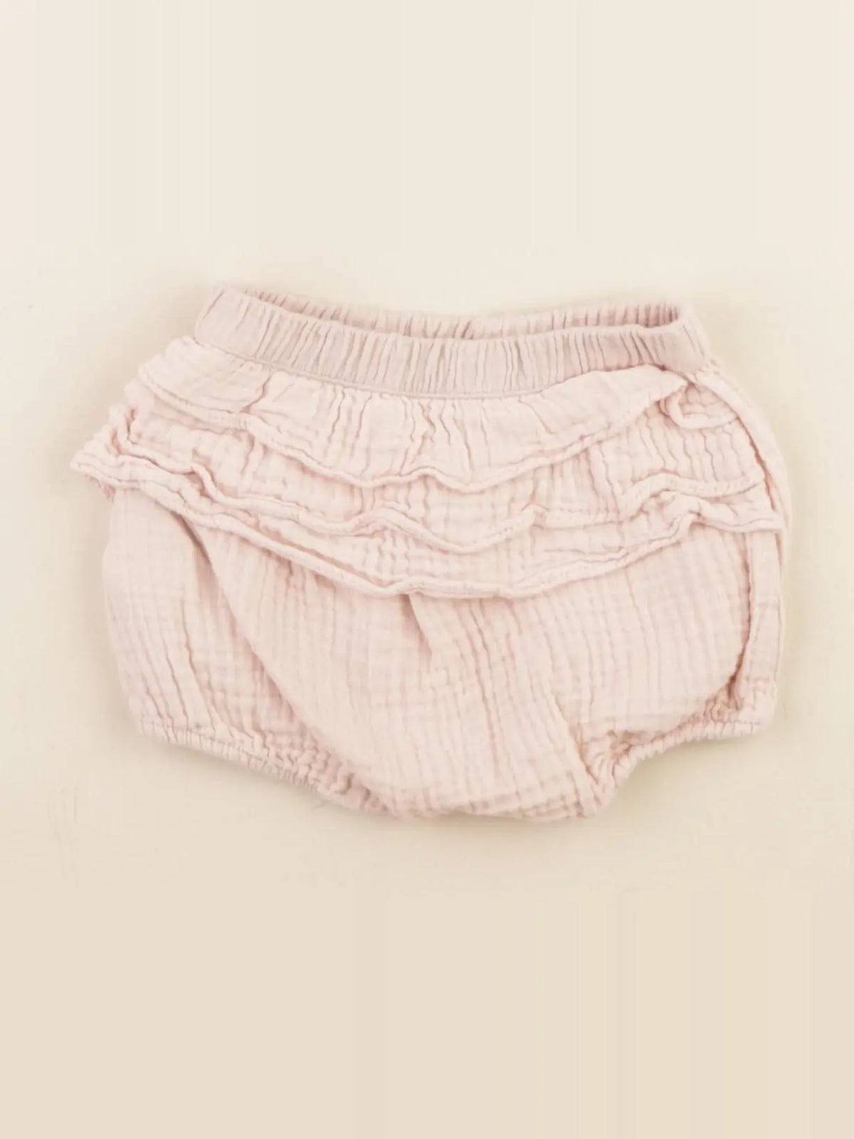 Vertbaudet - bloomer volants au dos rose - 12 mois