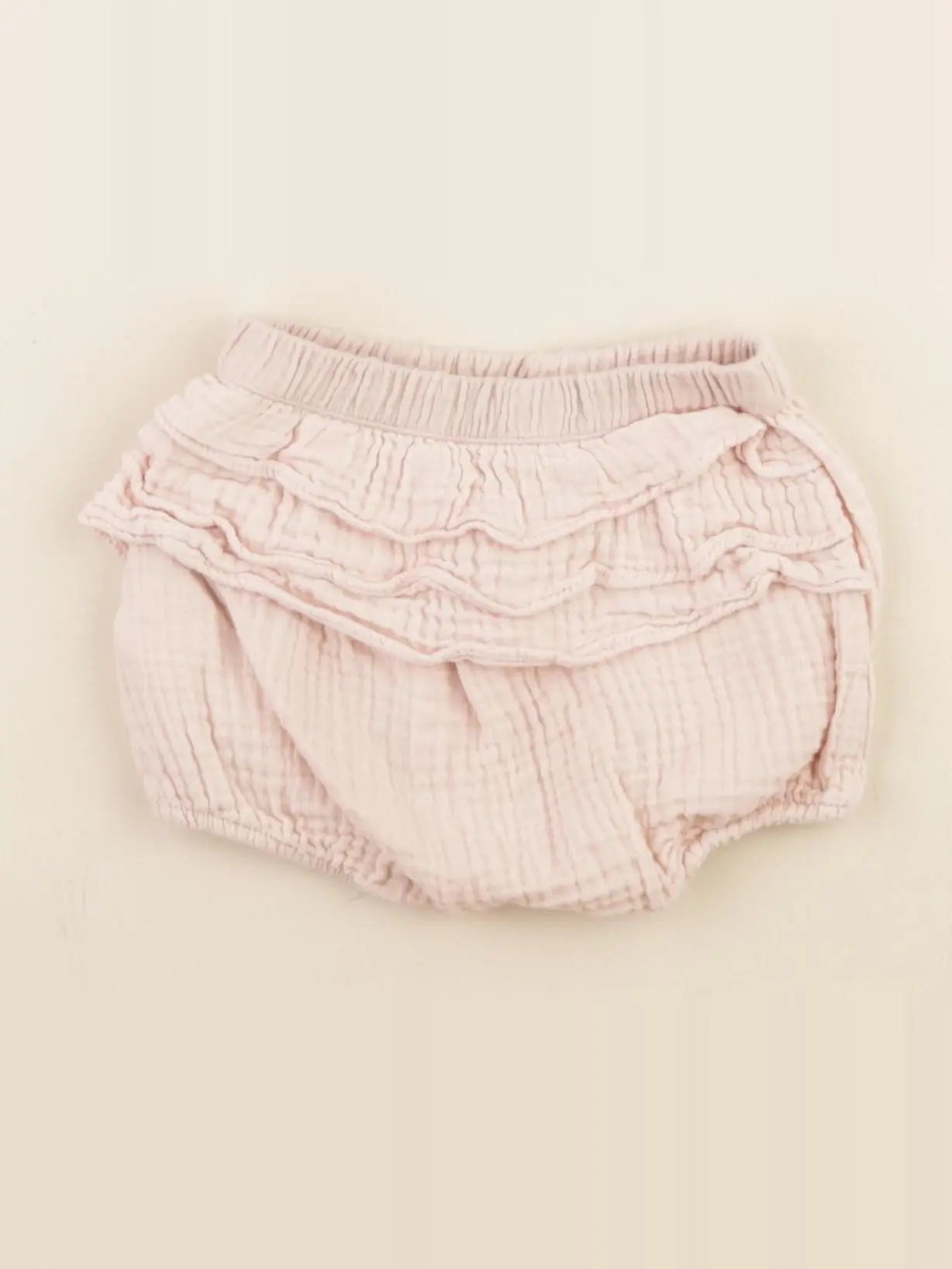 Vertbaudet - bloomer volants au dos rose - 12 mois