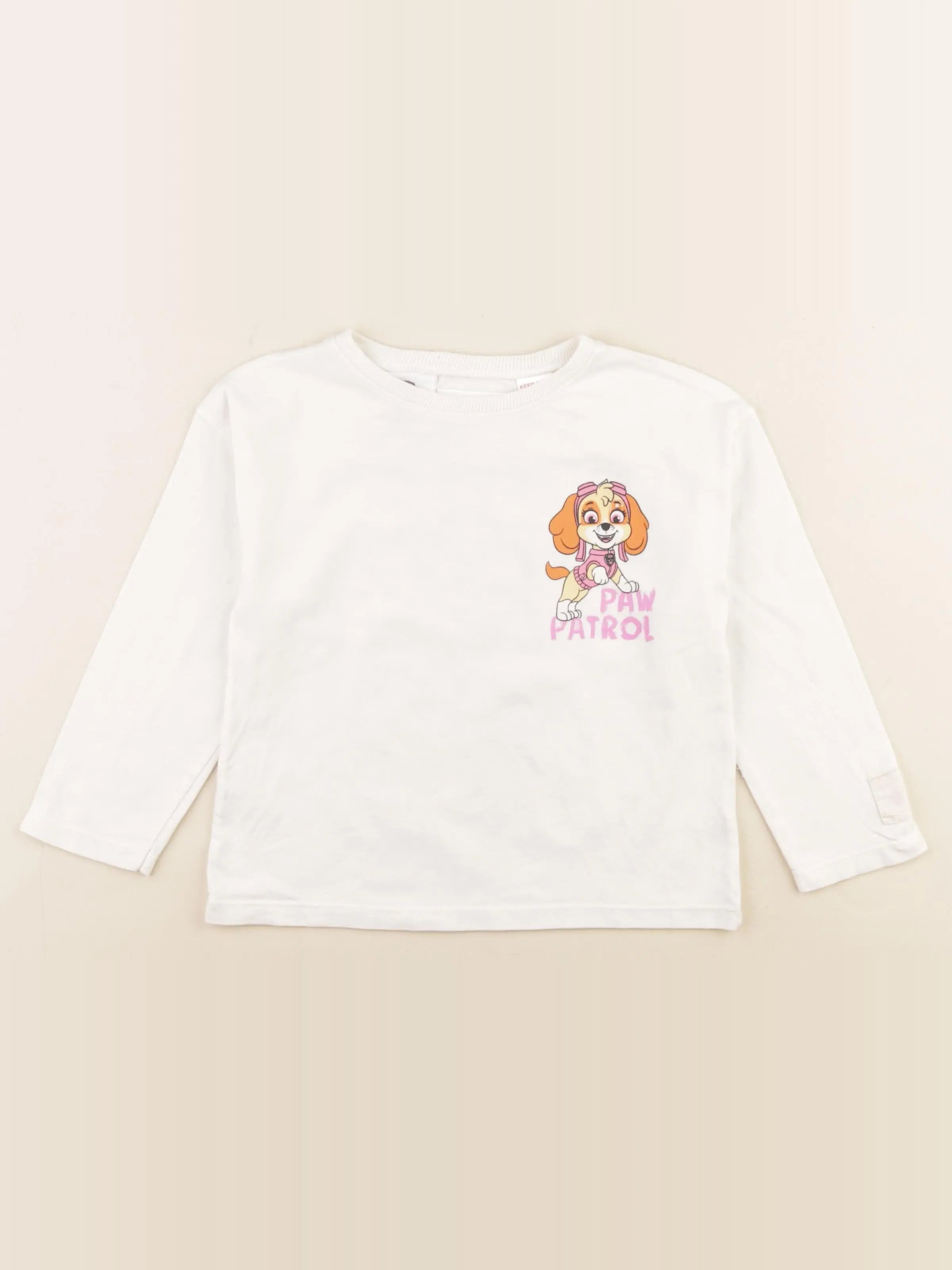 Zara - tee-shirt imprimé au dos beige - 4 ans