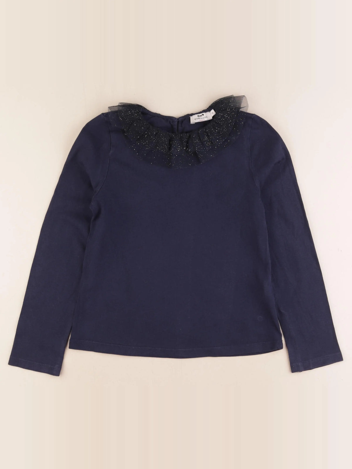 Cyrillus - tee-shirt bleu - 10 ans