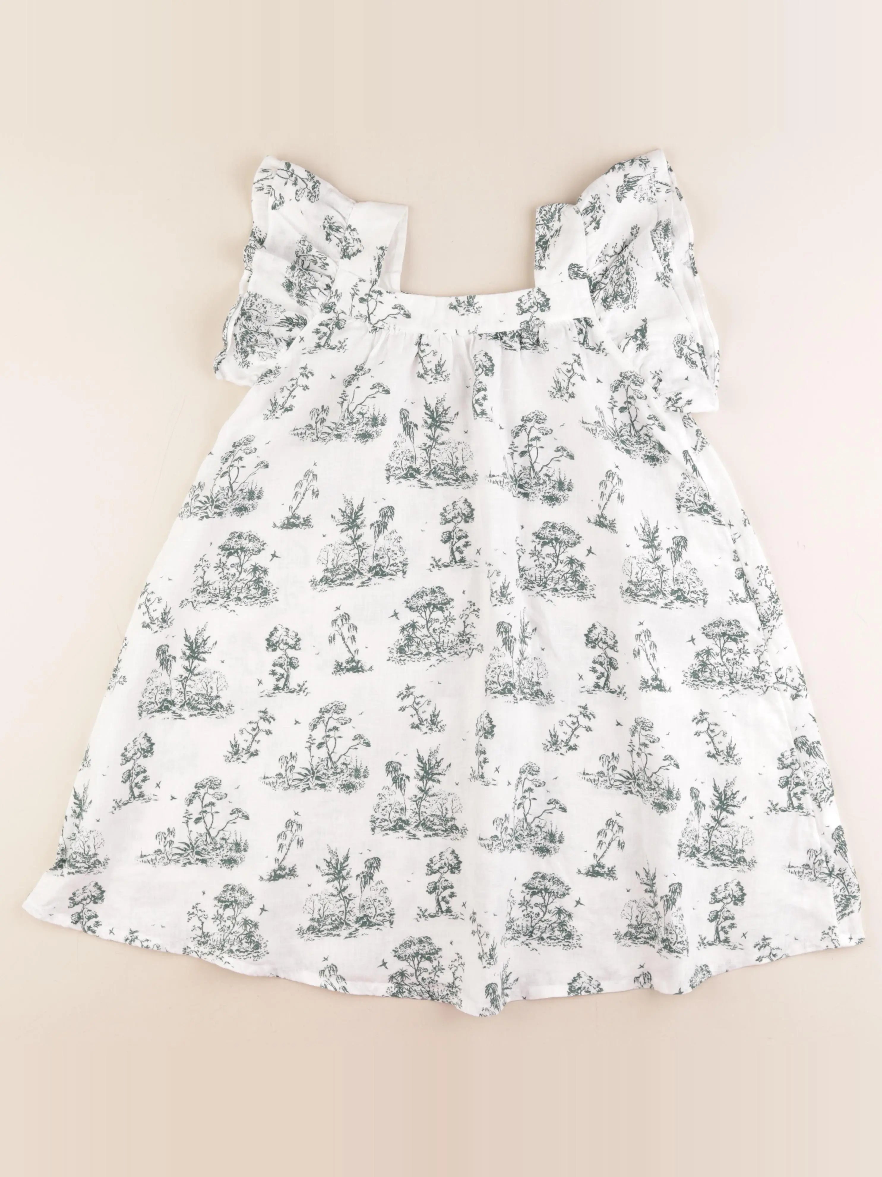 Cyrillus - robe vert - 8 ans