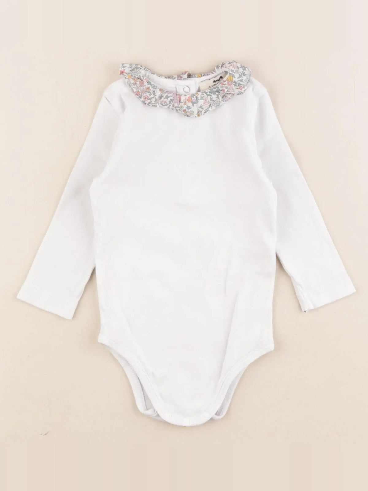 Cyrillus - body liberty blanc - 6 mois