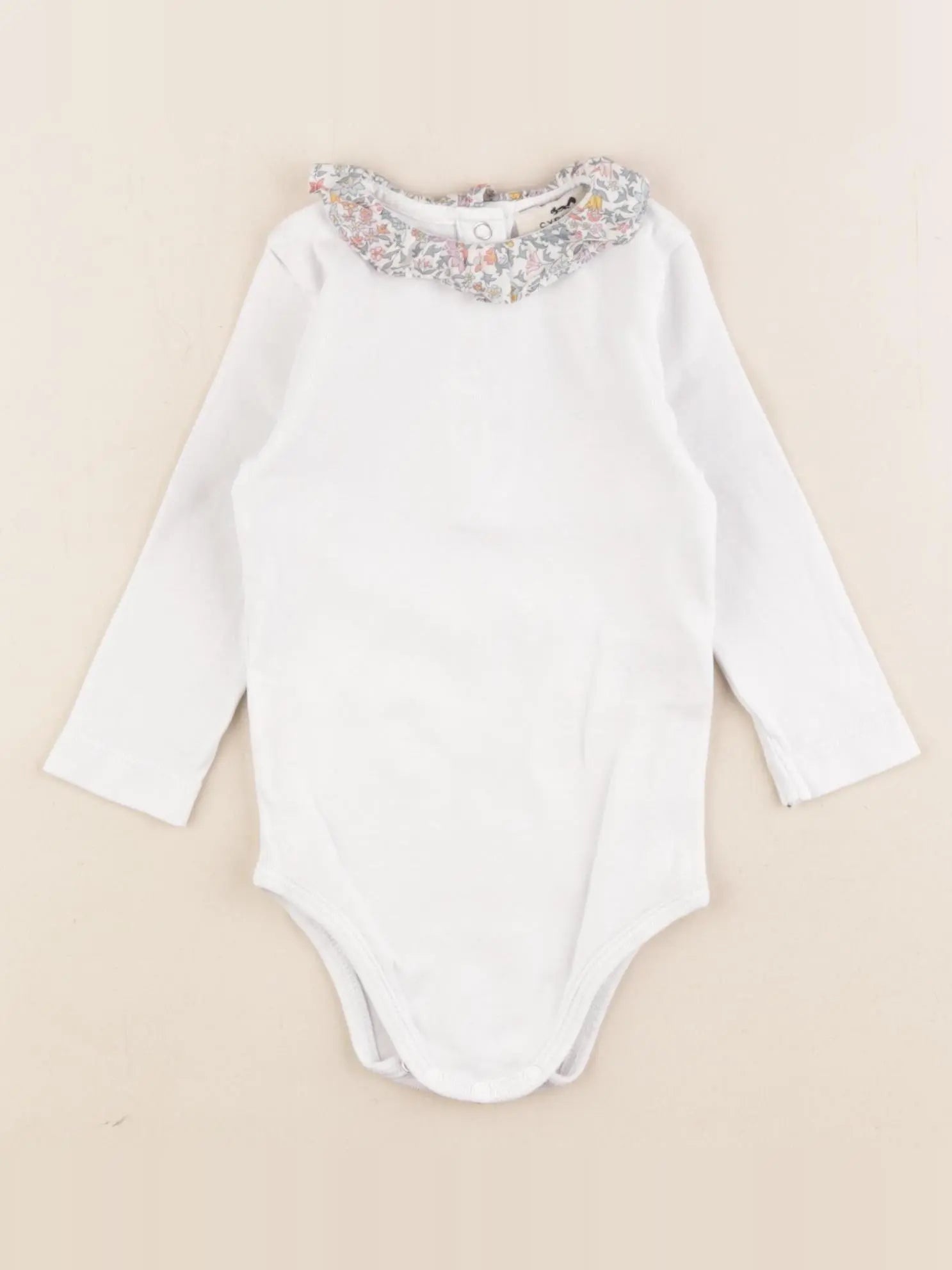 Cyrillus - body liberty blanc - 6 mois