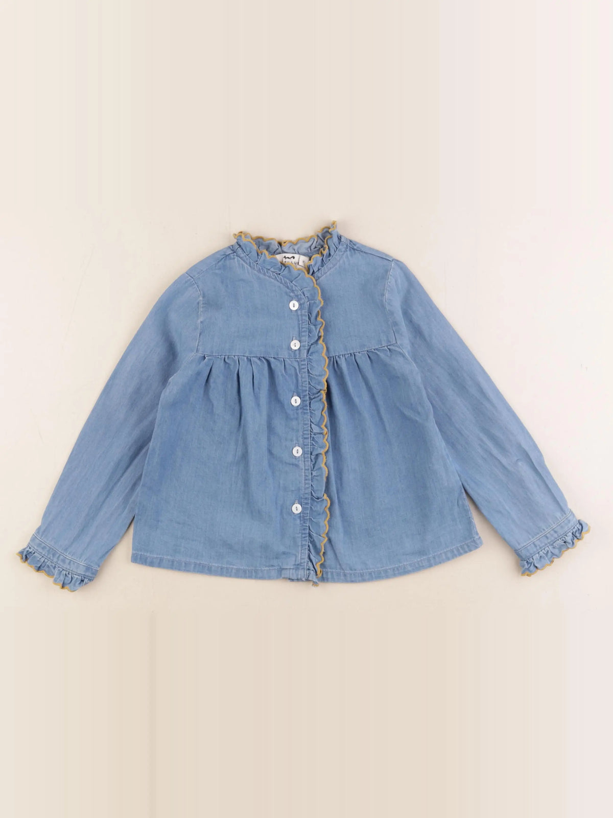 Cyrillus - blouse bleu - 3 ans
