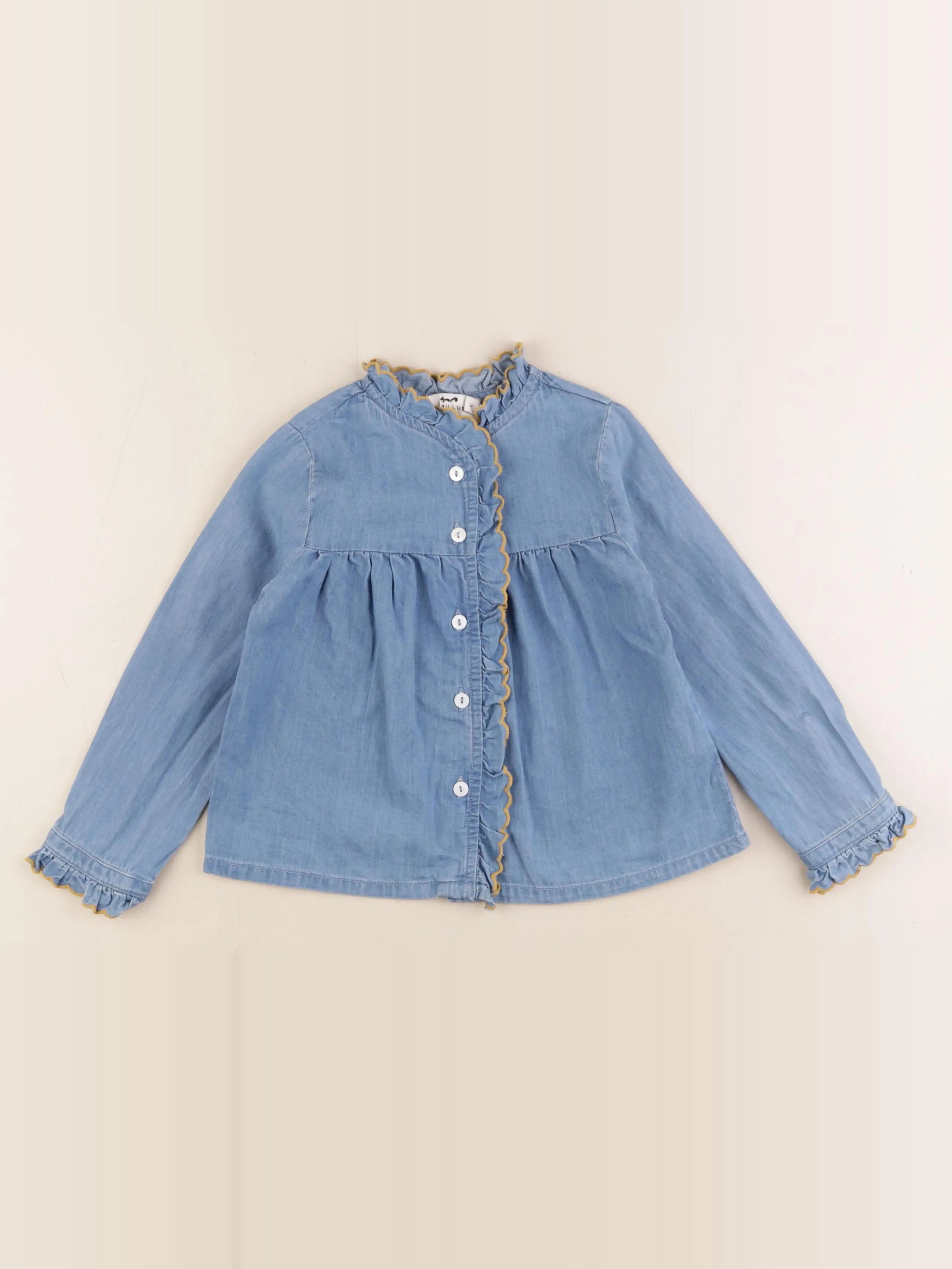 Cyrillus - blouse bleu - 3 ans