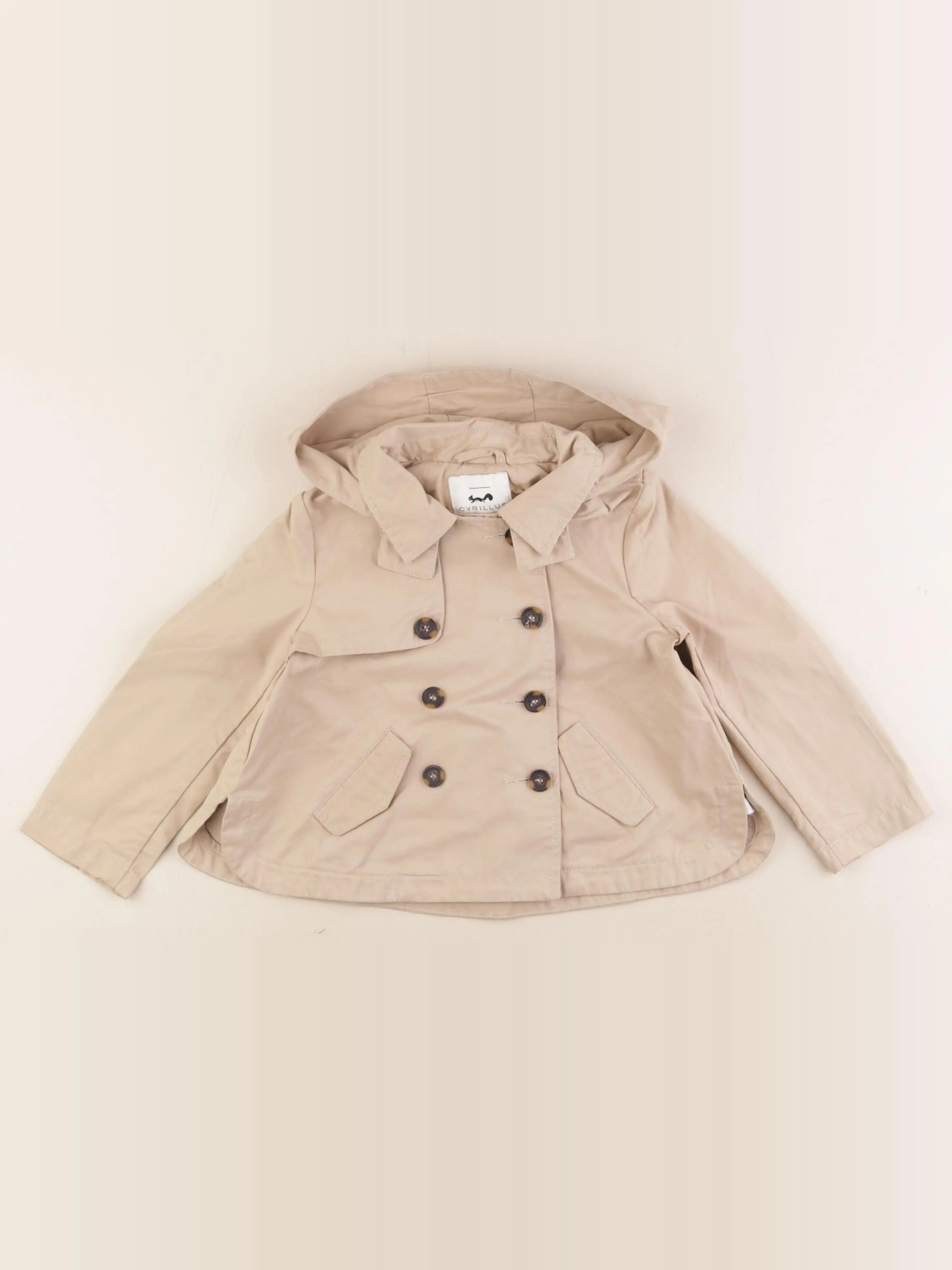 Cyrillus - veste beige - 4 ans
