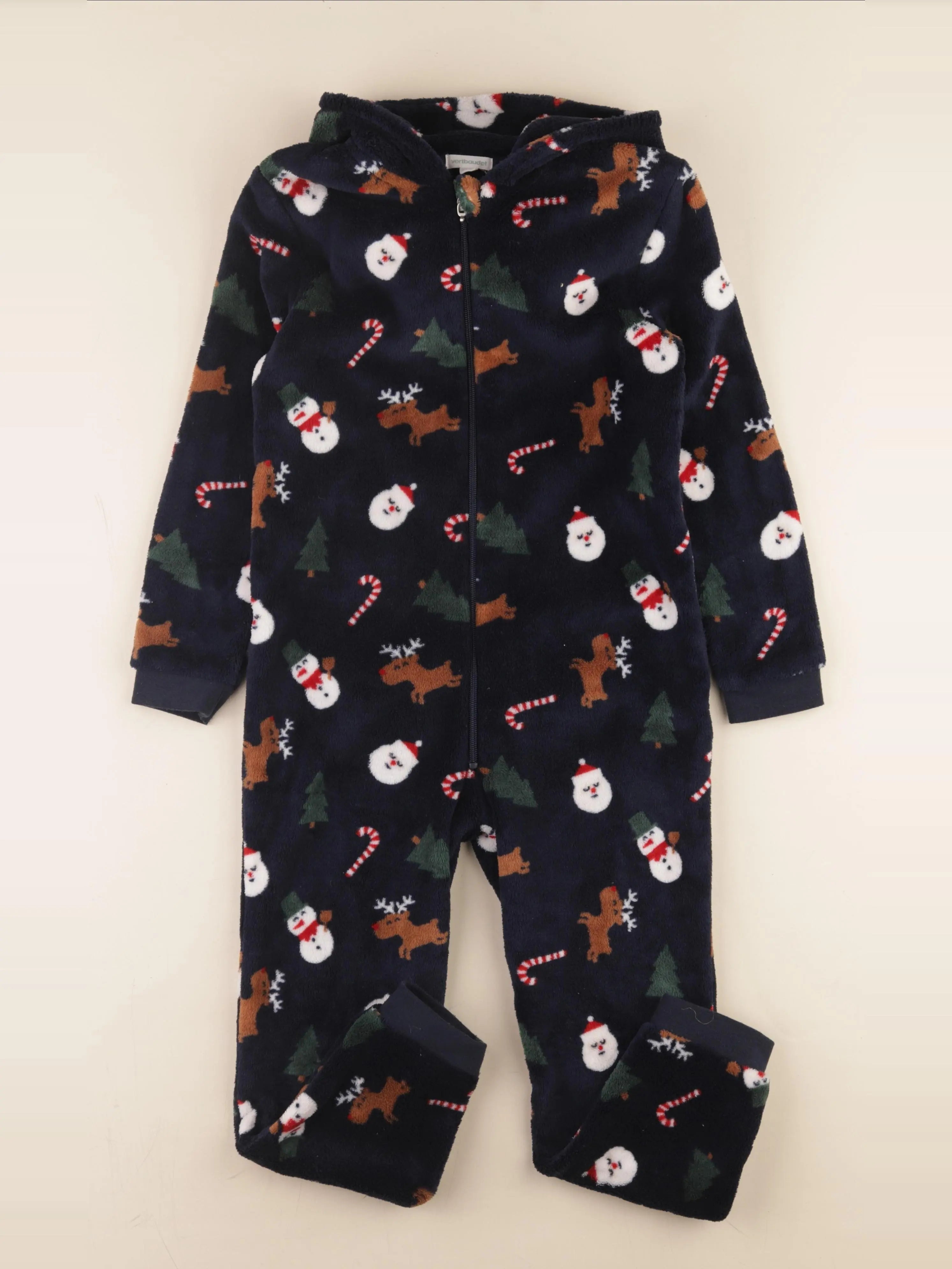 Vertbaudet - sur-pyjama bleu - 8 ans