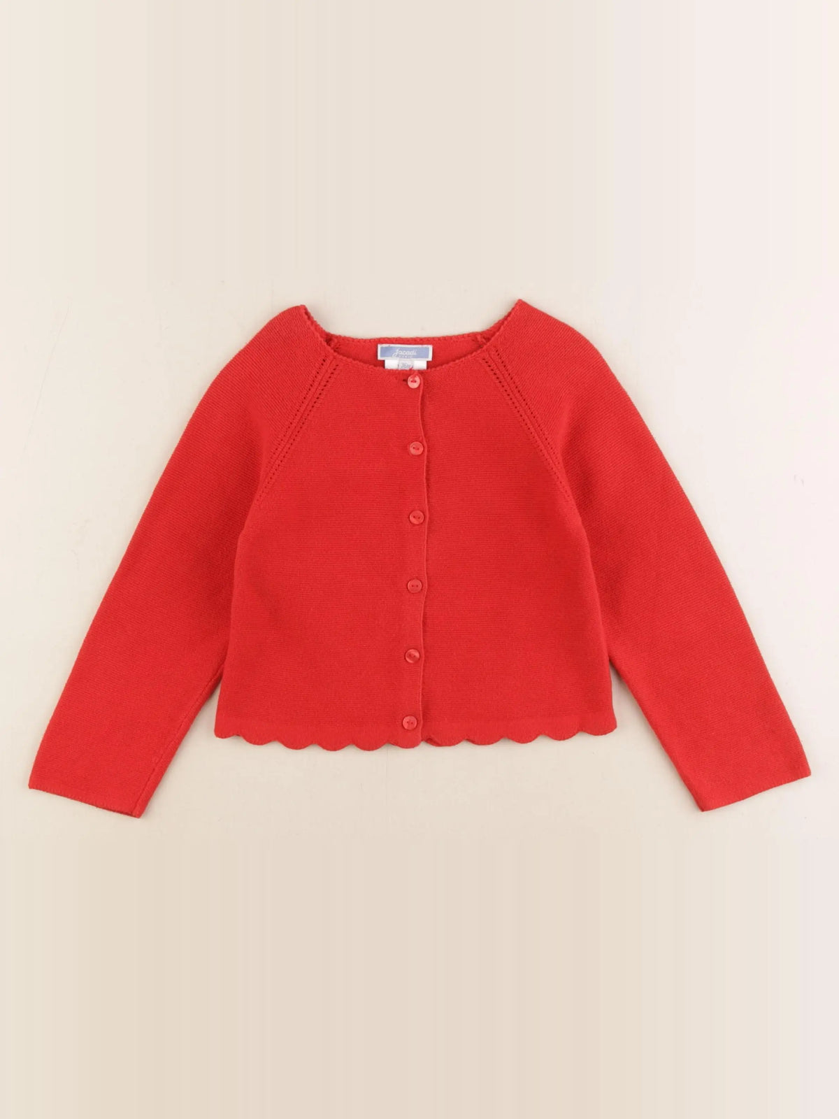 Jacadi - gilet rouge - 36 mois