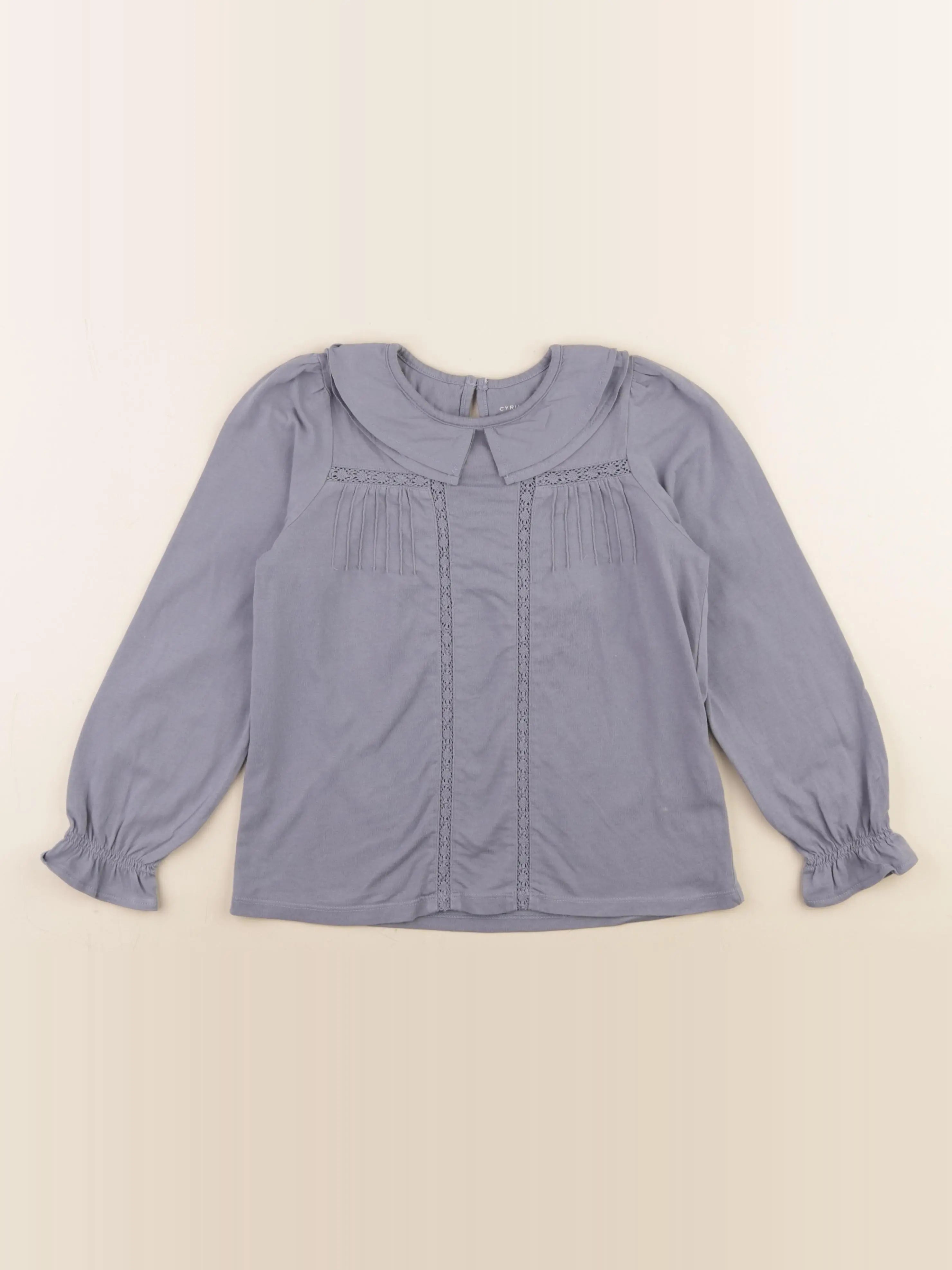 Cyrillus - tee-shirt bleu - 8 ans