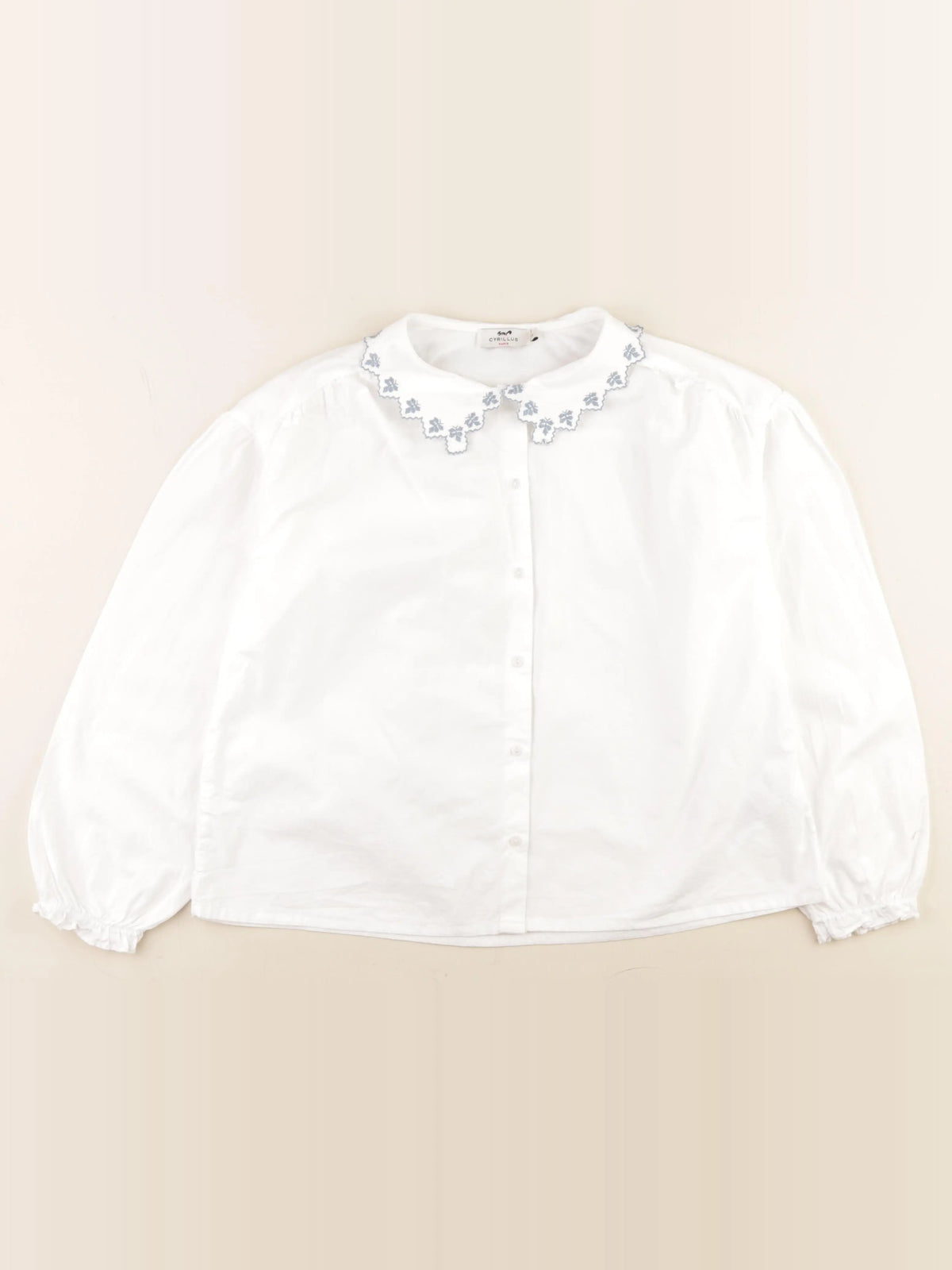Cyrillus - blouse blanc - 10 ans