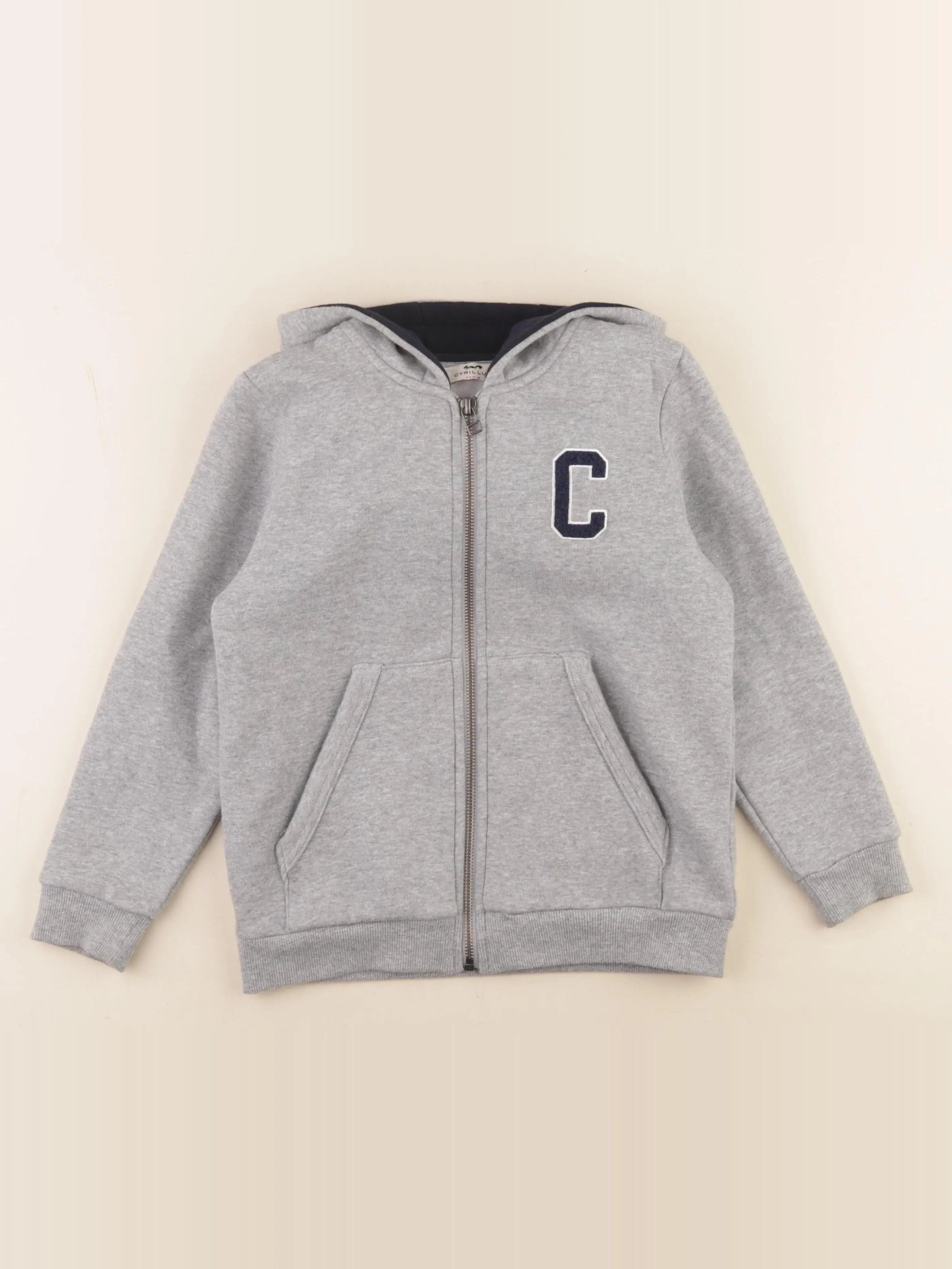 Cyrillus - sweat gris - 8 ans