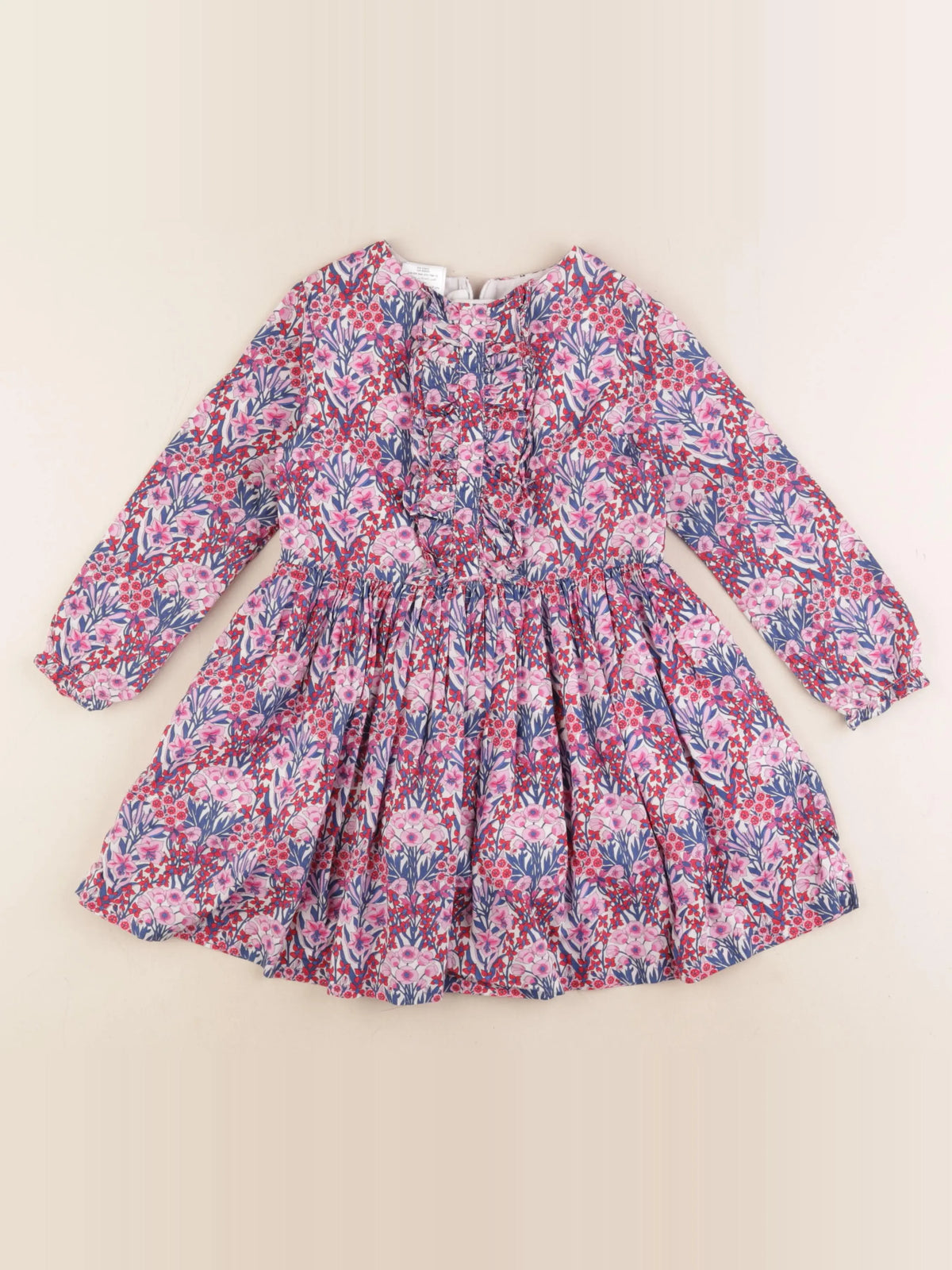 Jacadi - robe liberty multicolore - 4 ans