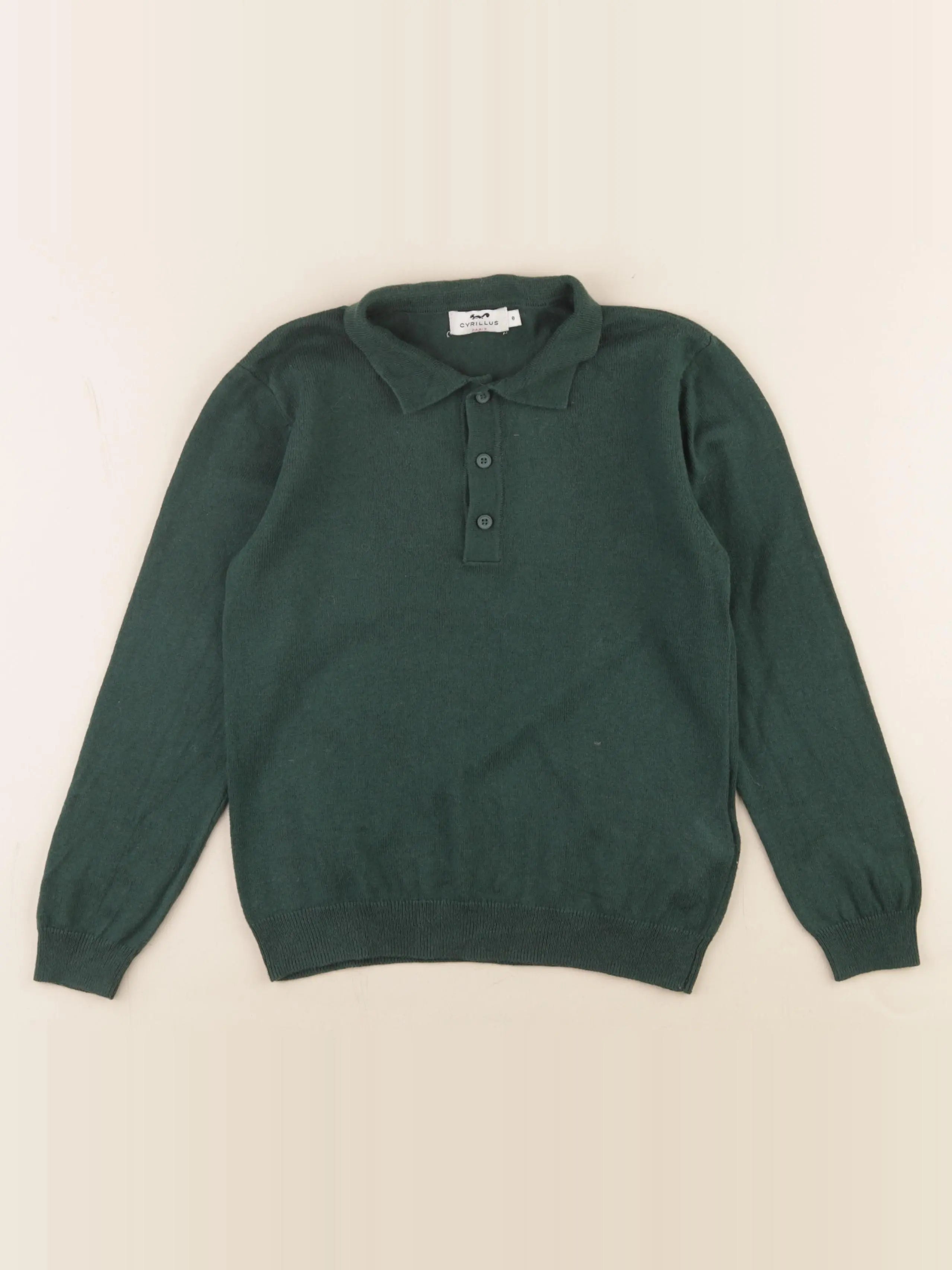 Cyrillus - pull vert - 8 ans