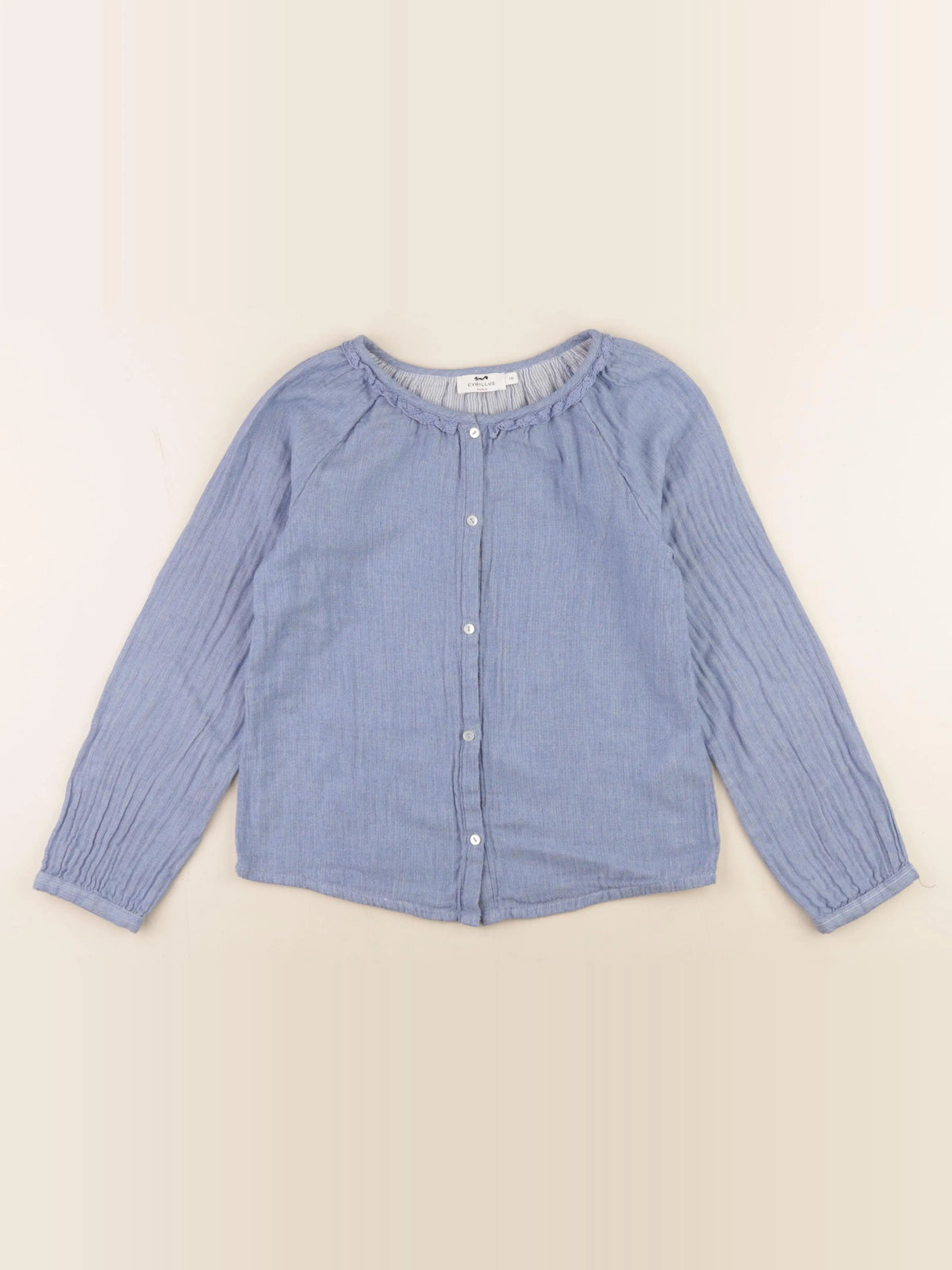 Cyrillus - blouse bleu - 10 ans