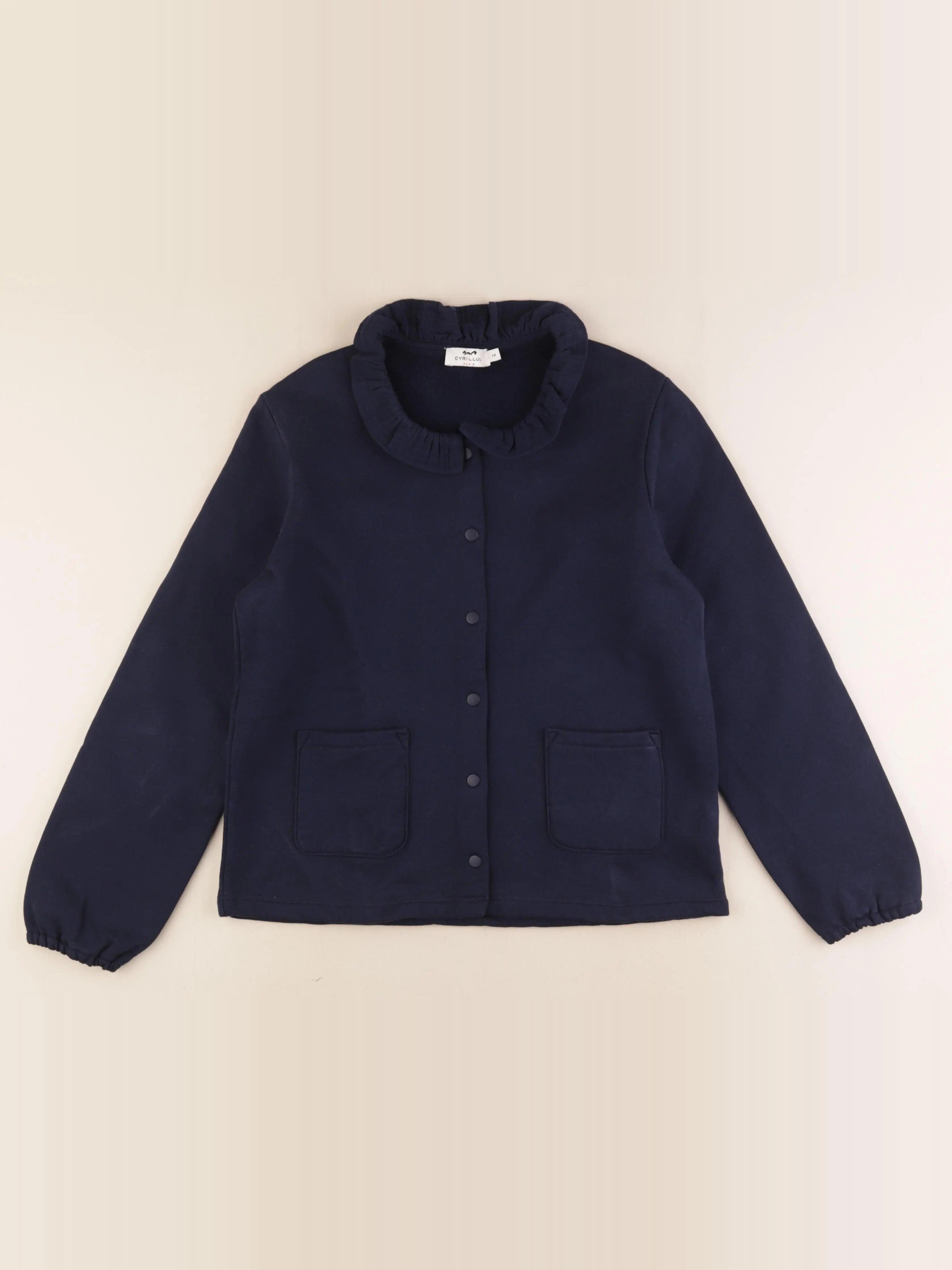 Cyrillus - sweat bleu - 14 ans