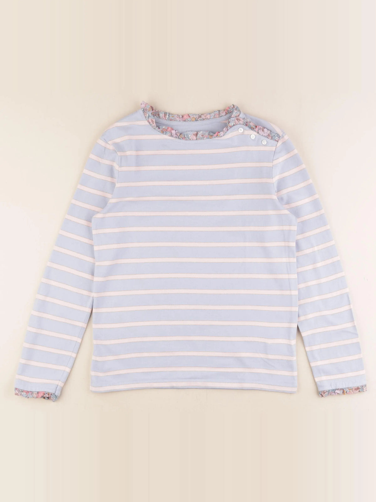 Cyrillus - tee-shirt bleu - 12 ans