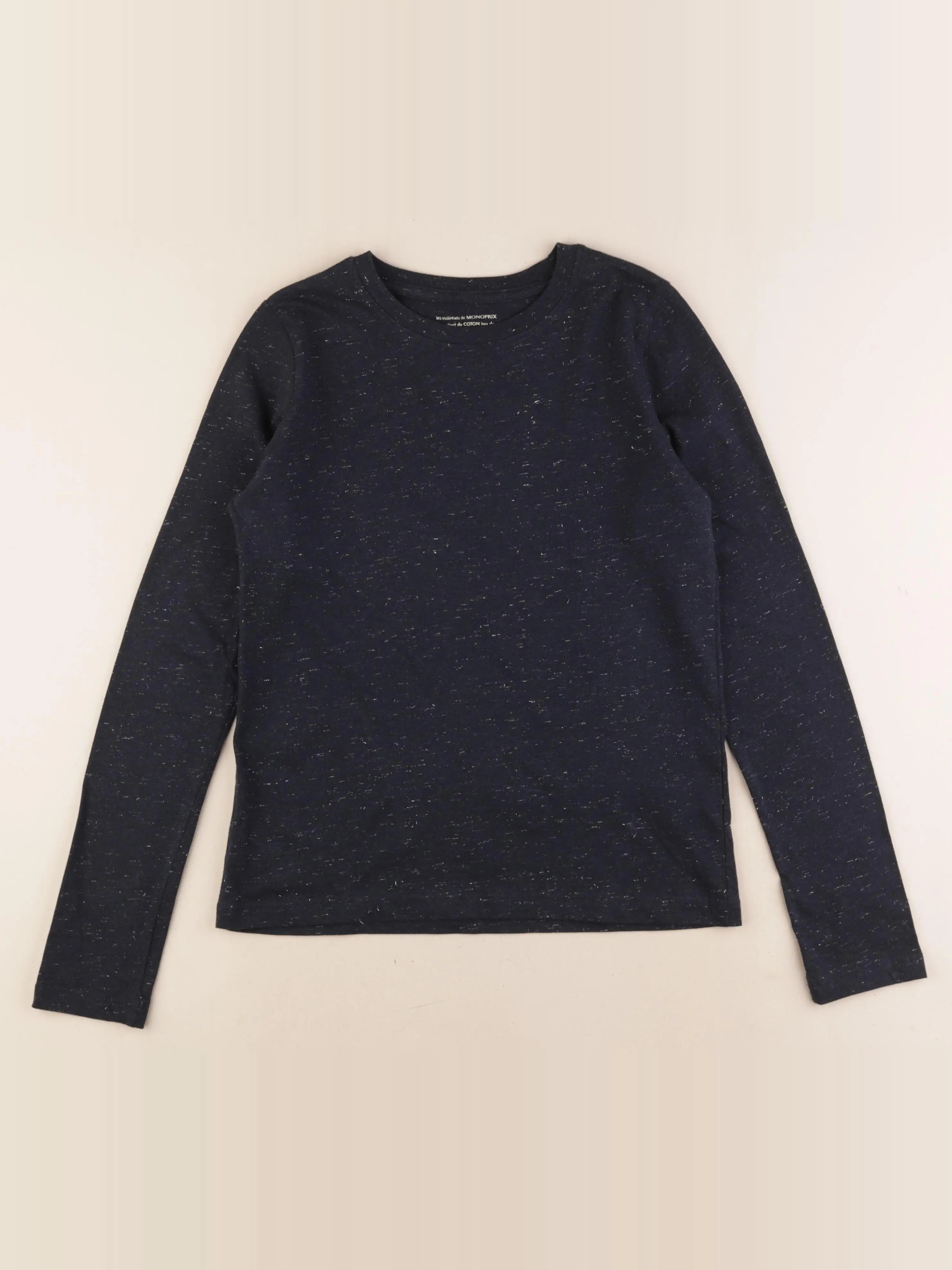 Monoprix - tee-shirt bleu, argent - 12 ans