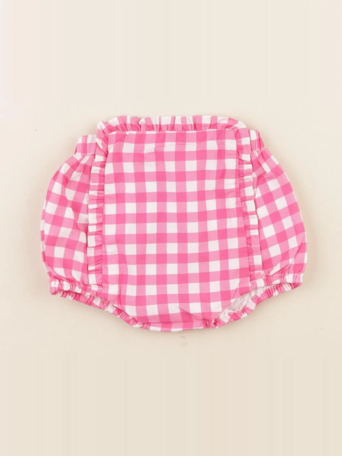 Jacadi - bloomer blanc, rose - 3 mois