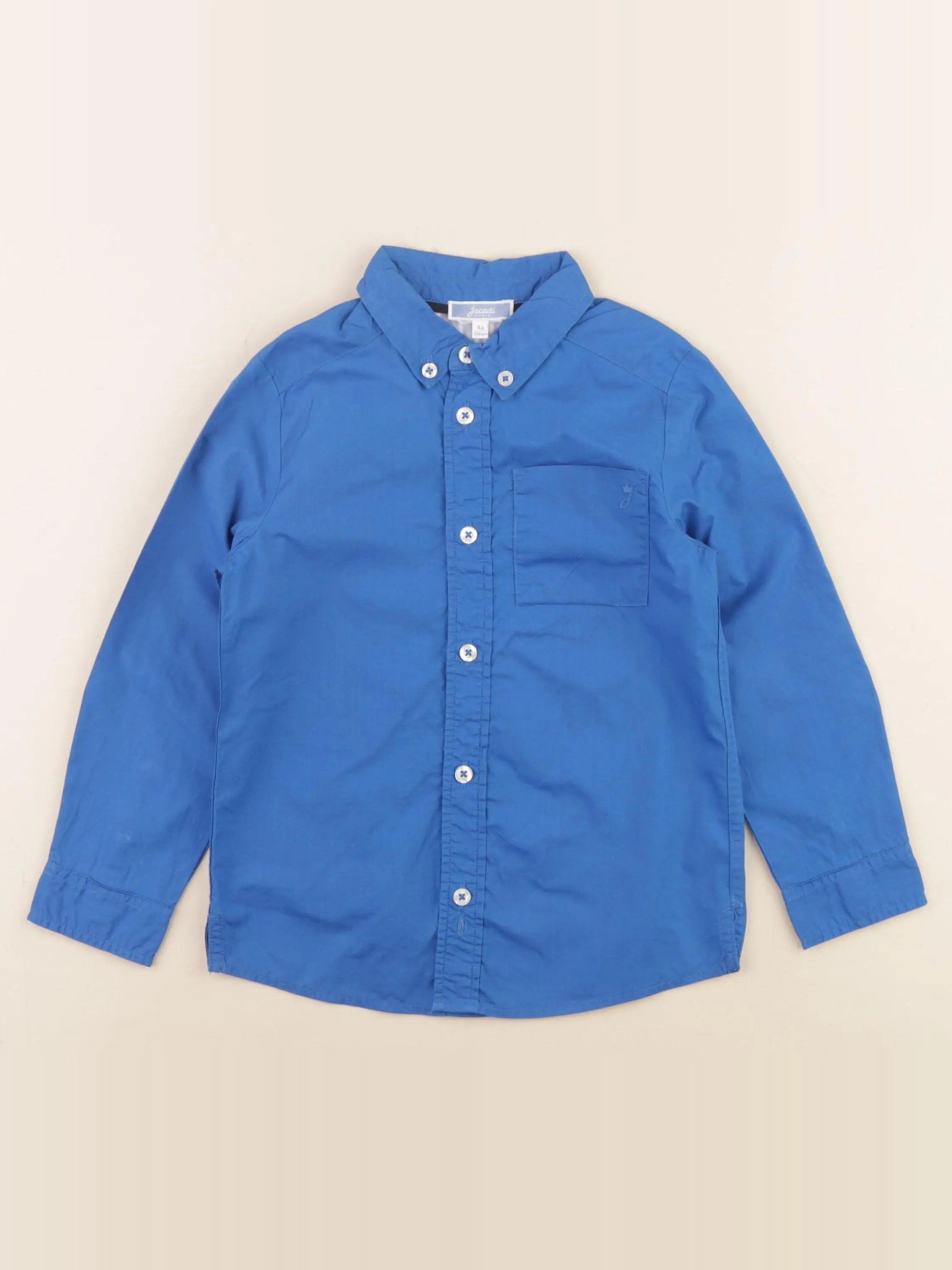 Jacadi - chemise bleu - 4 ans