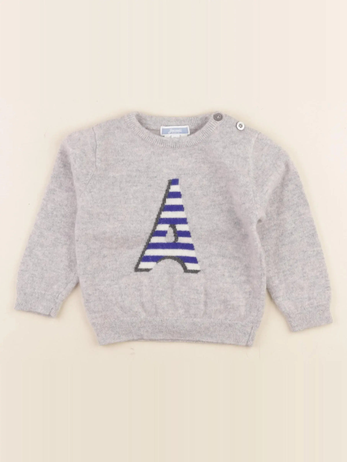 Jacadi - pull gris - 18 mois
