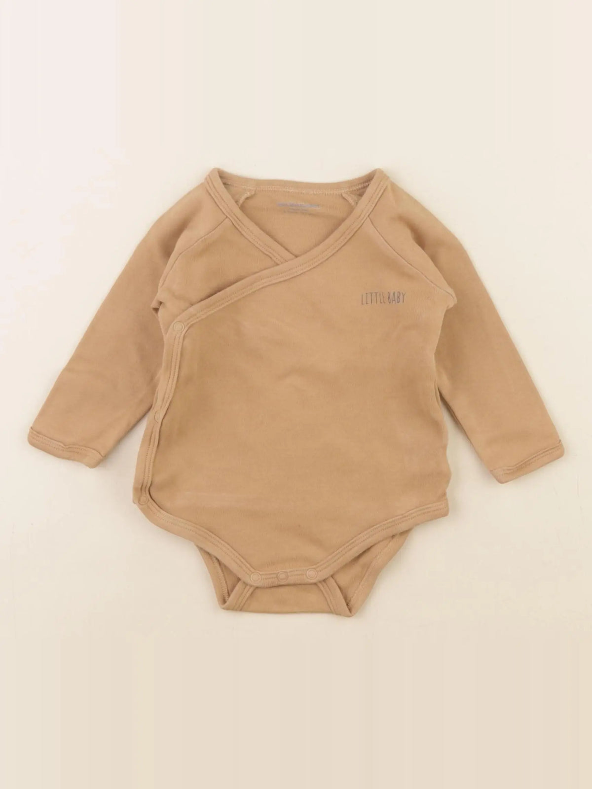 Vertbaudet - body marron - 6 mois