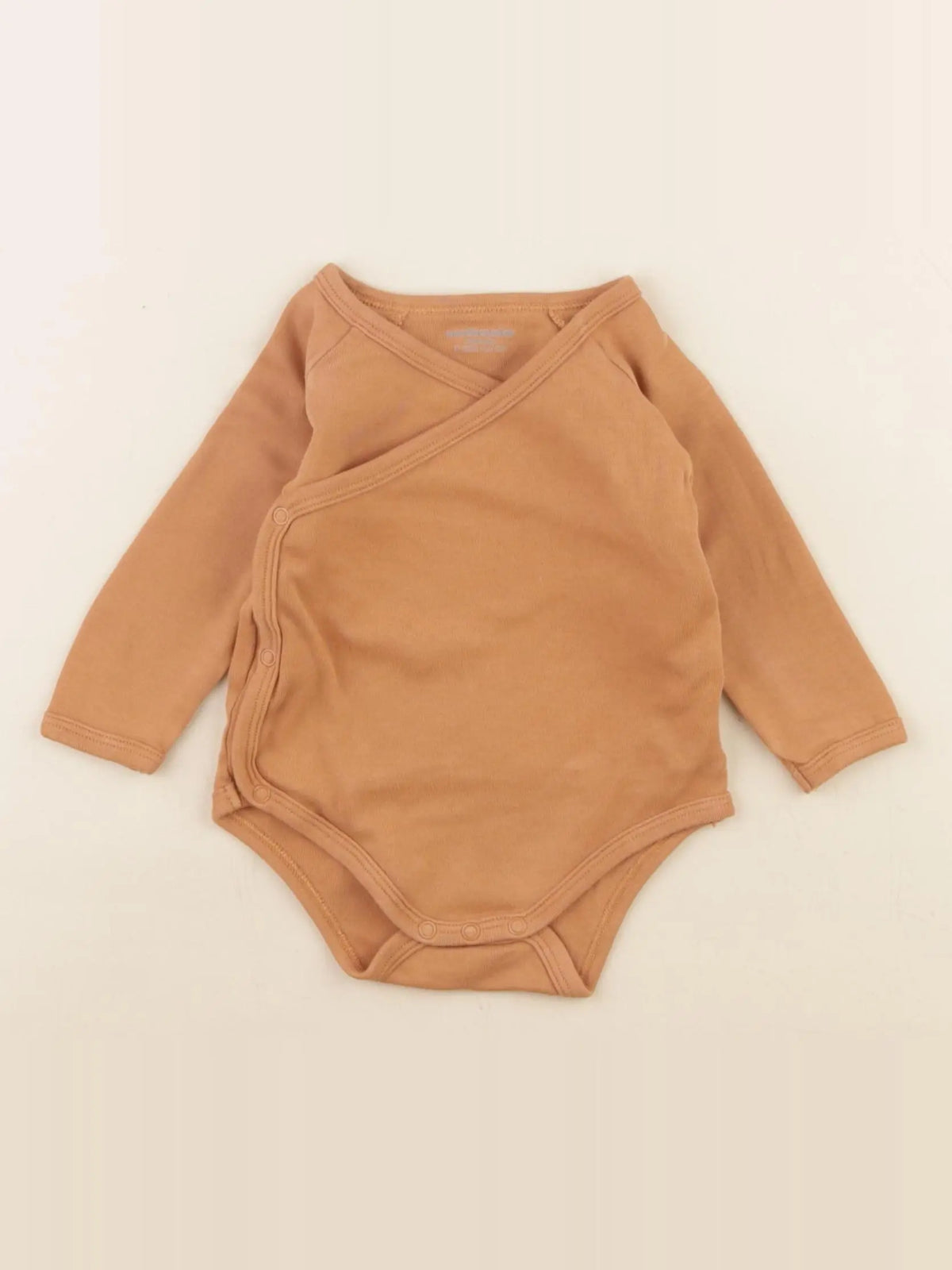 Vertbaudet - body marron - 6 mois
