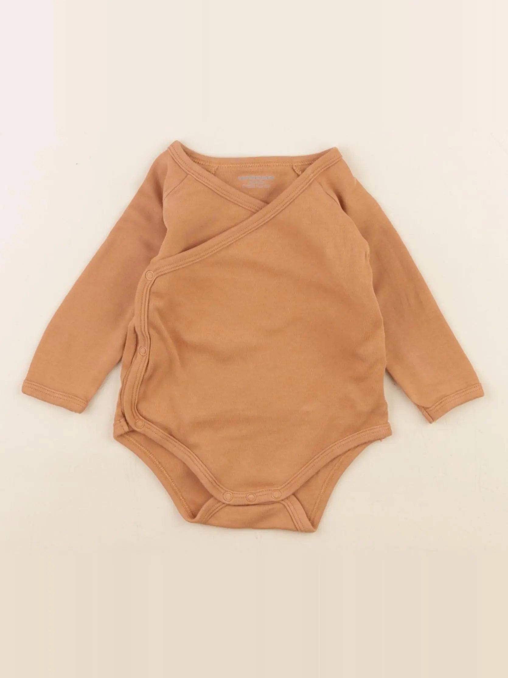 Vertbaudet - body marron - 6 mois