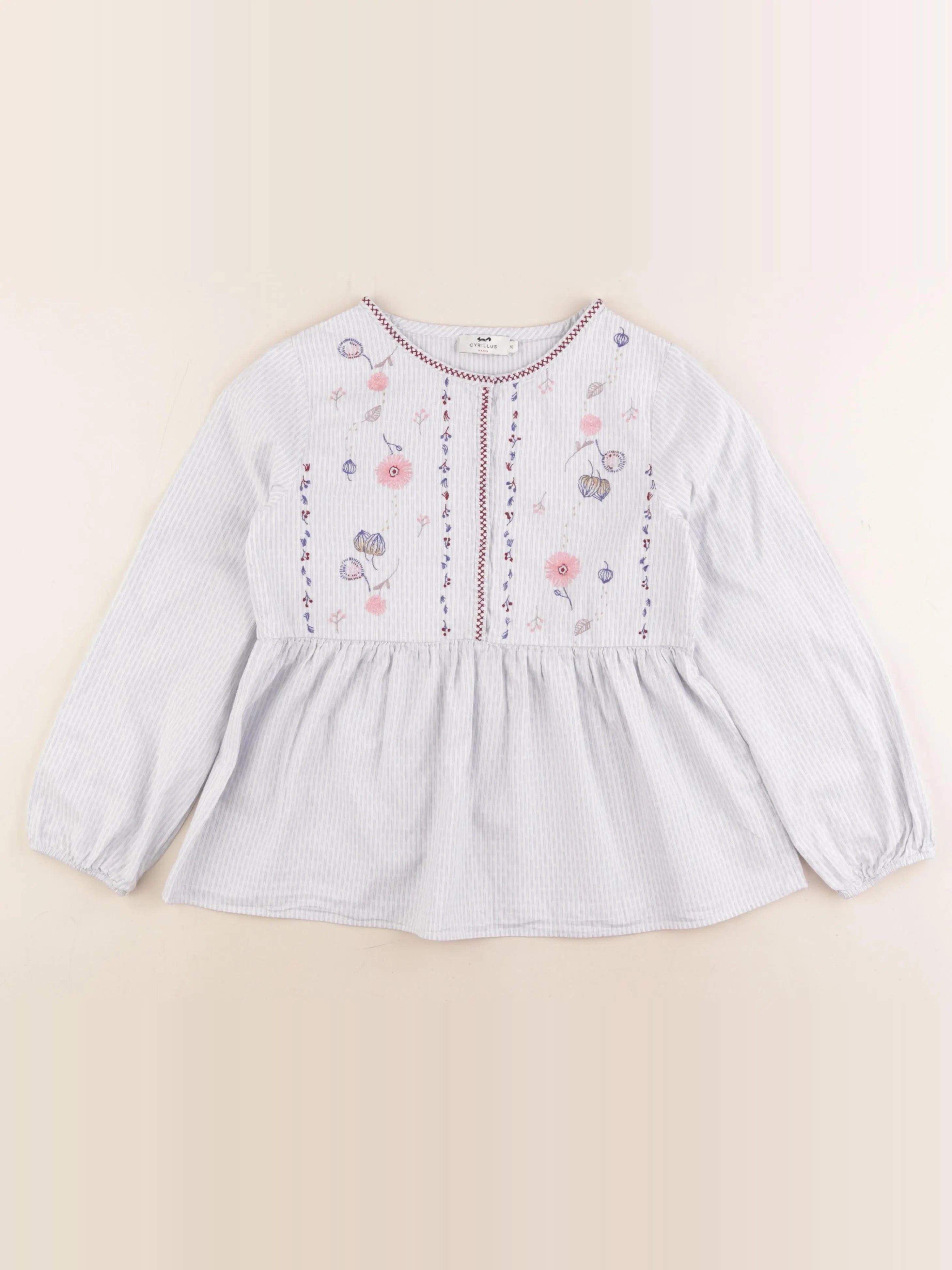 Cyrillus - blouse bleu - 10 ans