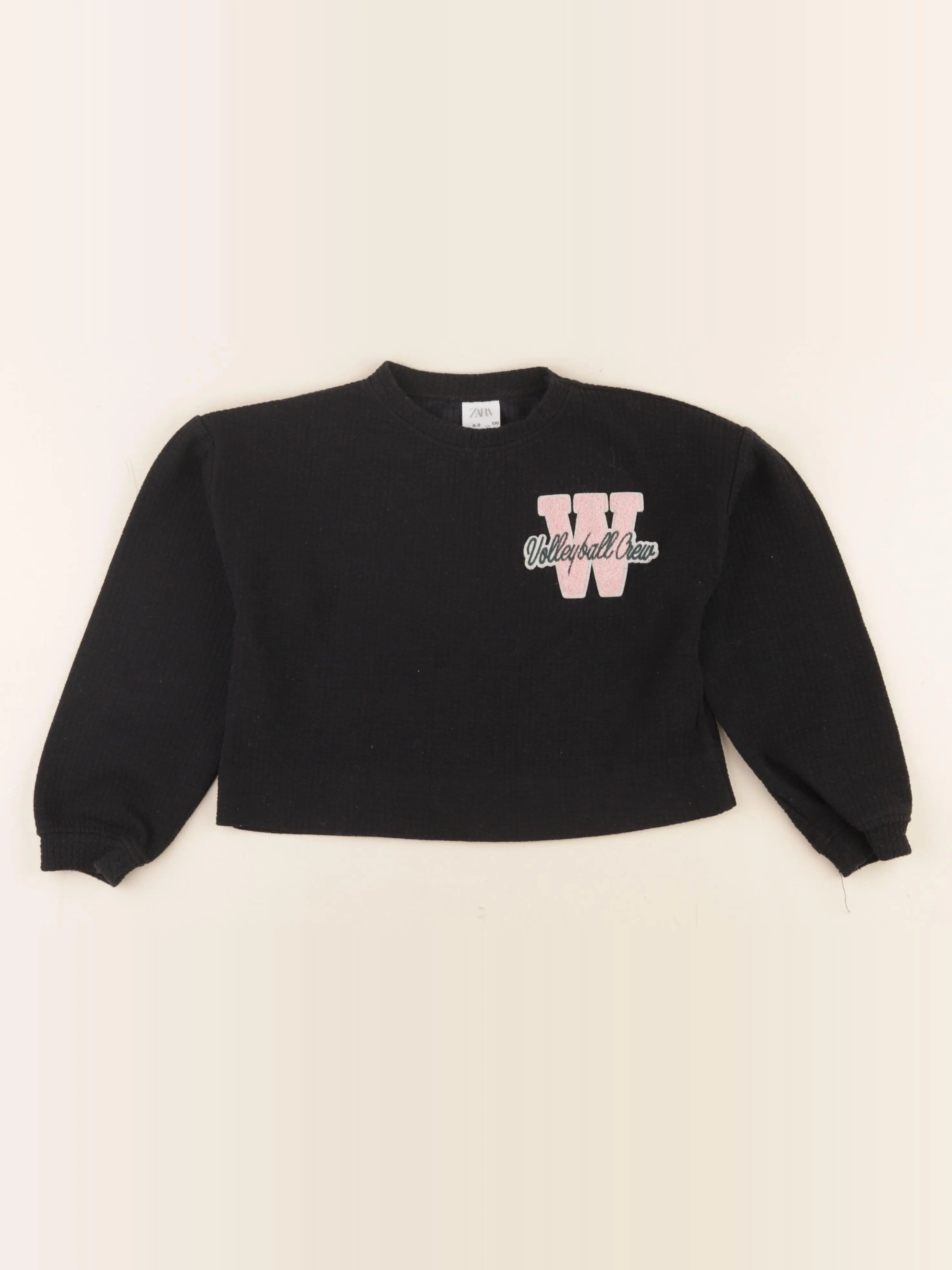 Zara - tee-shirt noir - 8/9 ans