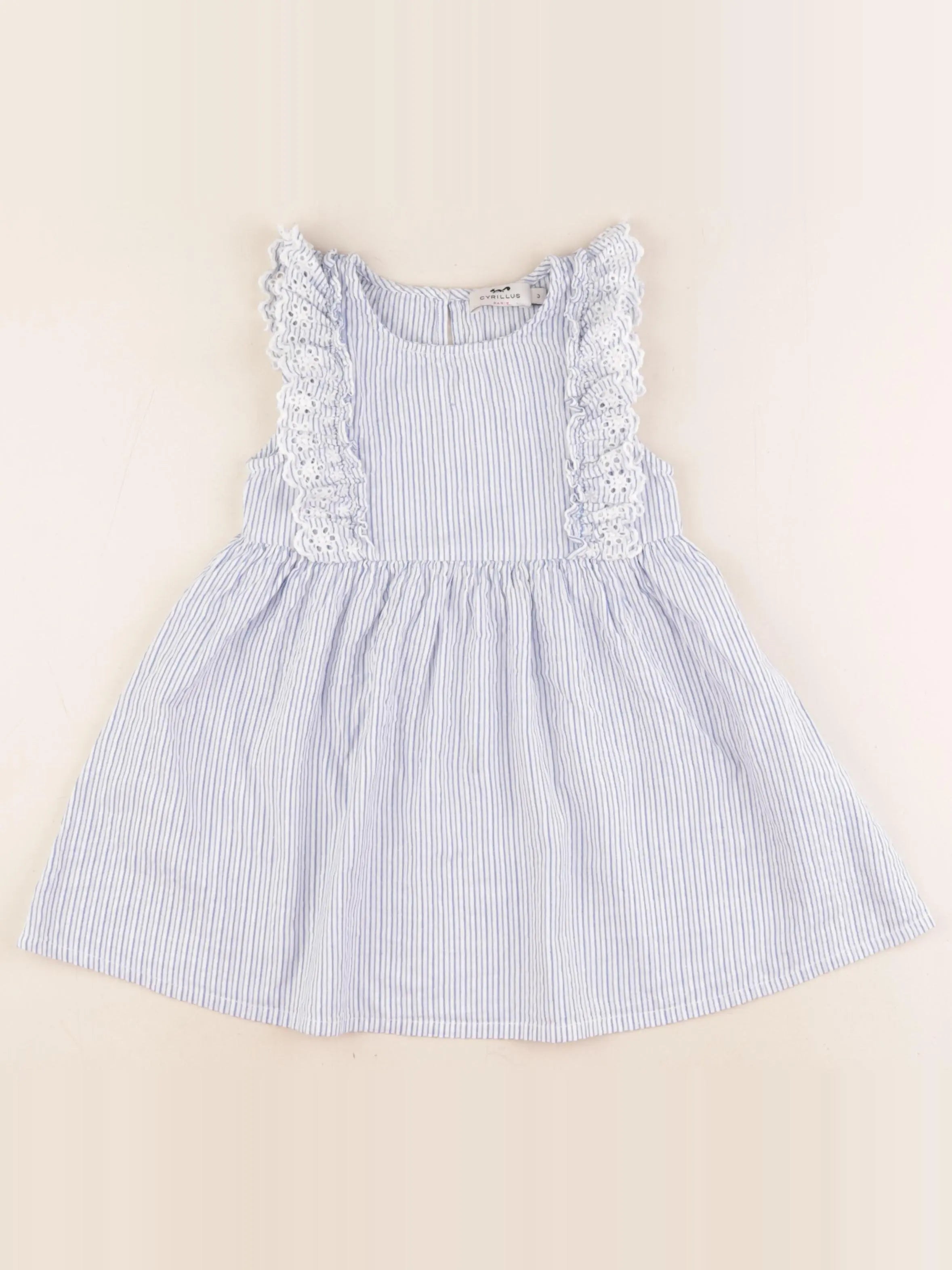 Cyrillus - robe bleu - 3 ans