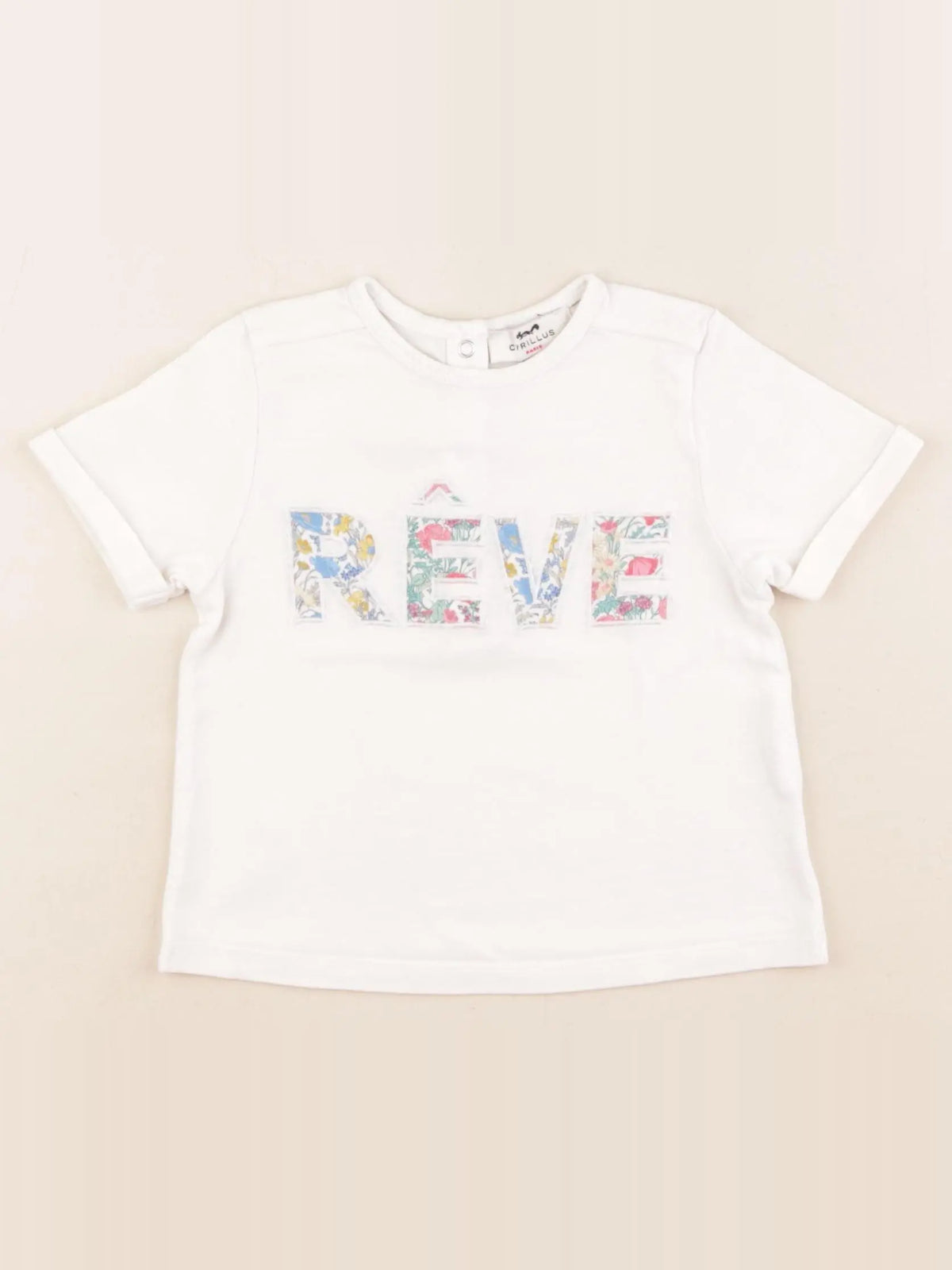 Cyrillus - tee-shirt blanc - 24 mois