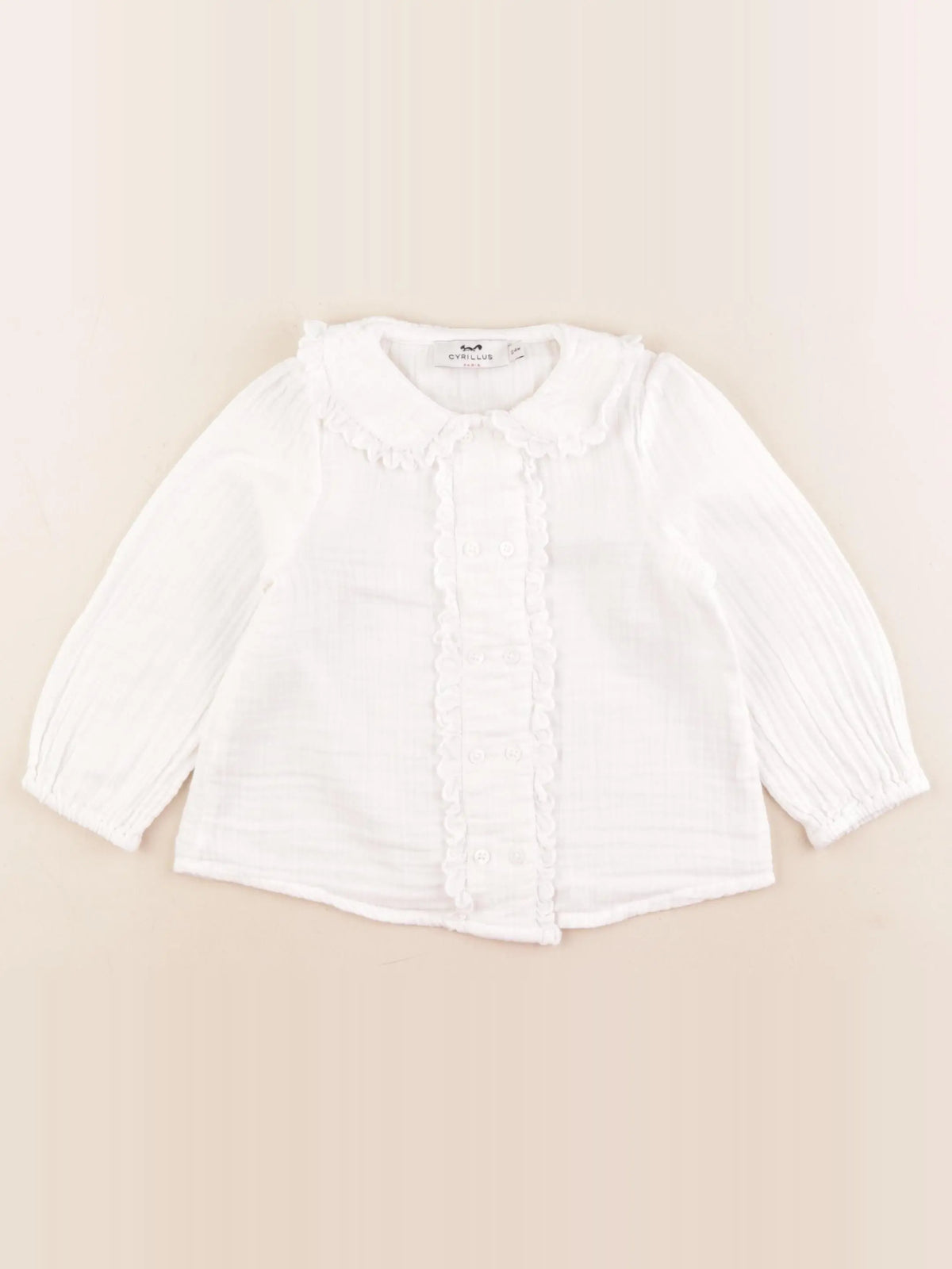 Cyrillus - chemise blanc - 24 mois