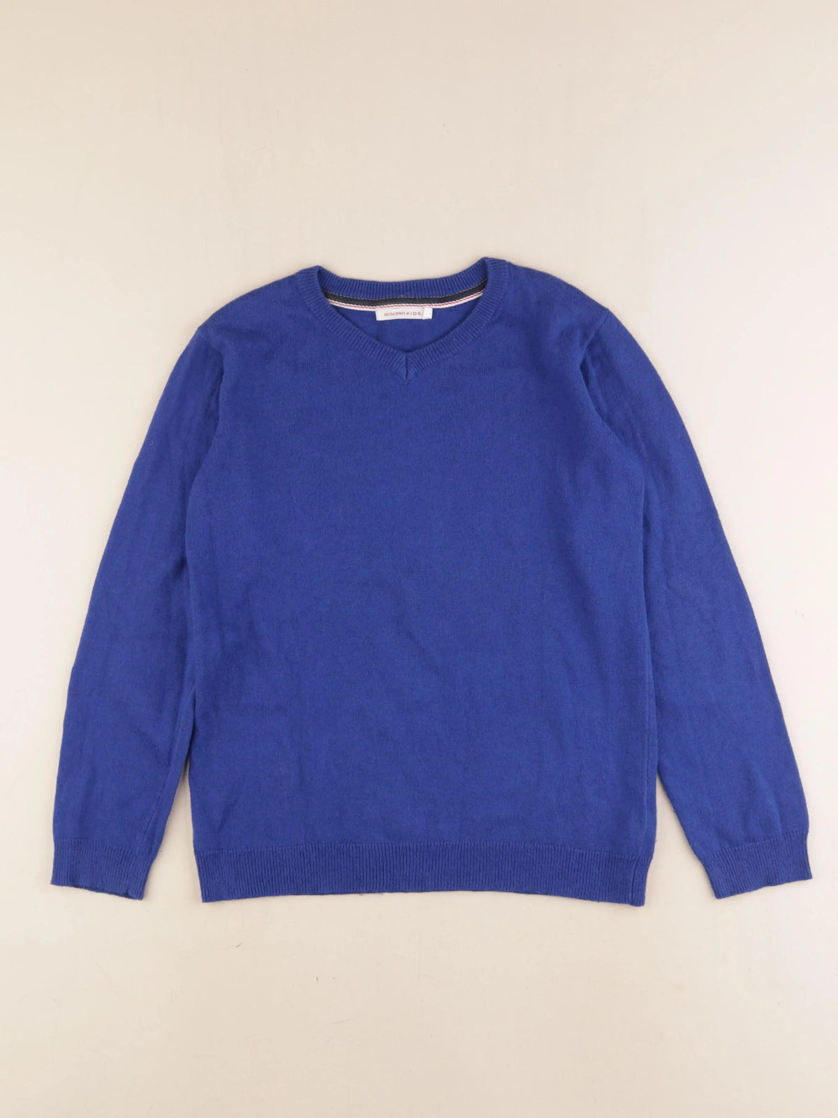 Monoprix - pull bleu - 10 ans